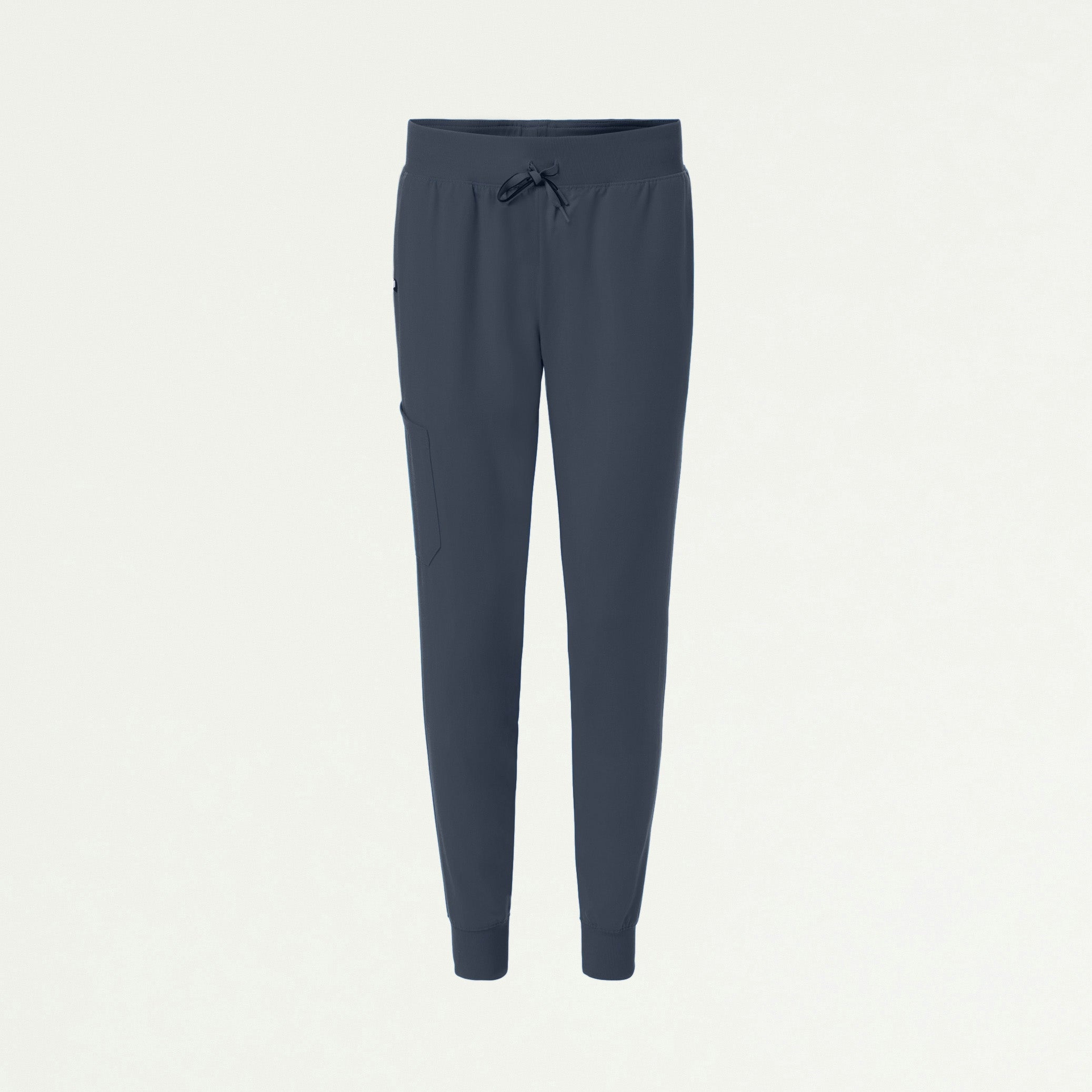 Silex Slim Knit-Waist Scrub Jogger - Carbon Gray - WOMEN'S PANTS - Jaanuu