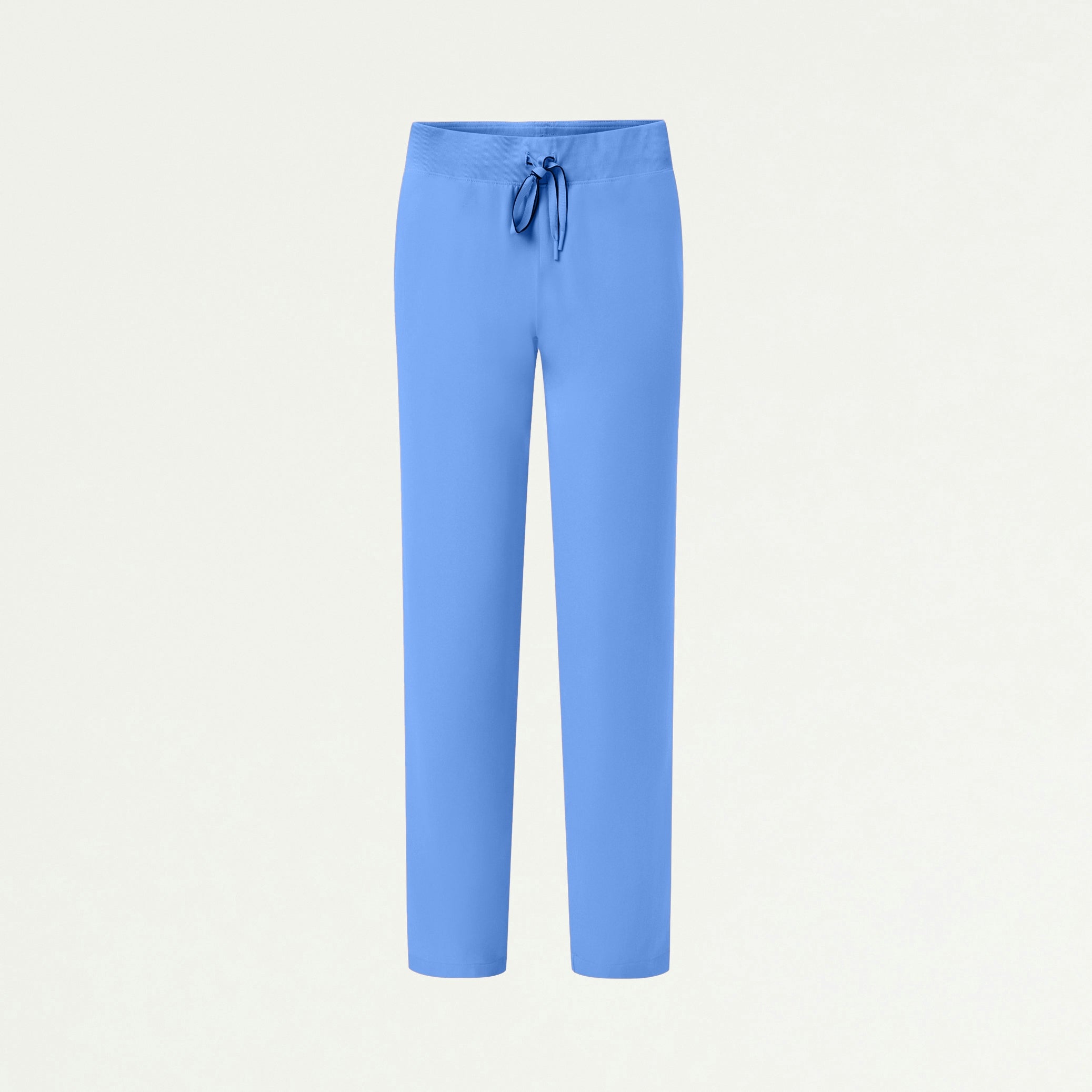 Xenos Essential Knit-Waist Scrub Pant - Ceil Blue - WOMEN'S PANTS - Jaanuu