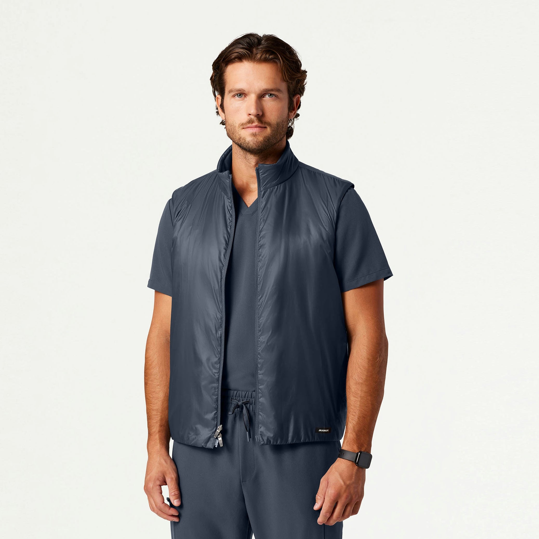 Phantom Insulated Vest - Carbon Gray - MEN'S JACKETS - Jaanuu