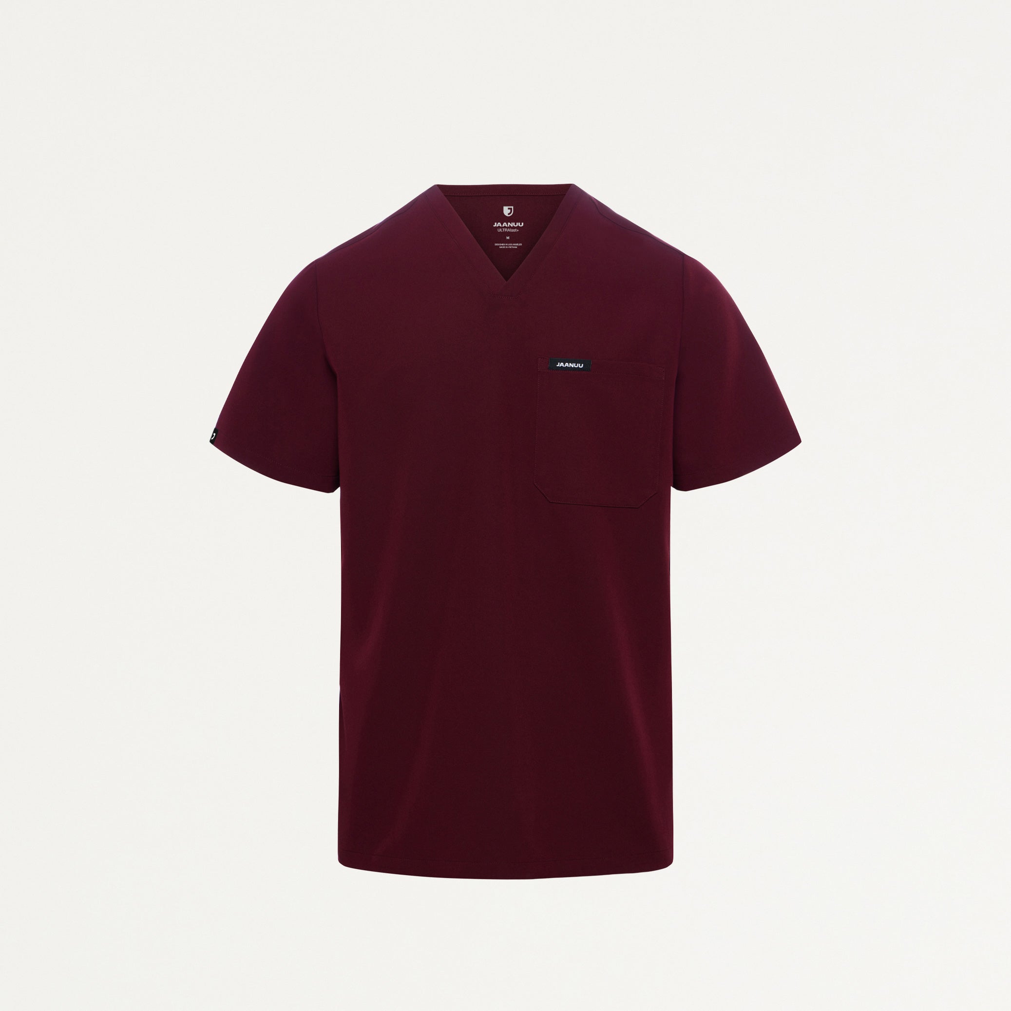 Holmes Everyday 1-Pocket Scrub Top - Burgundy