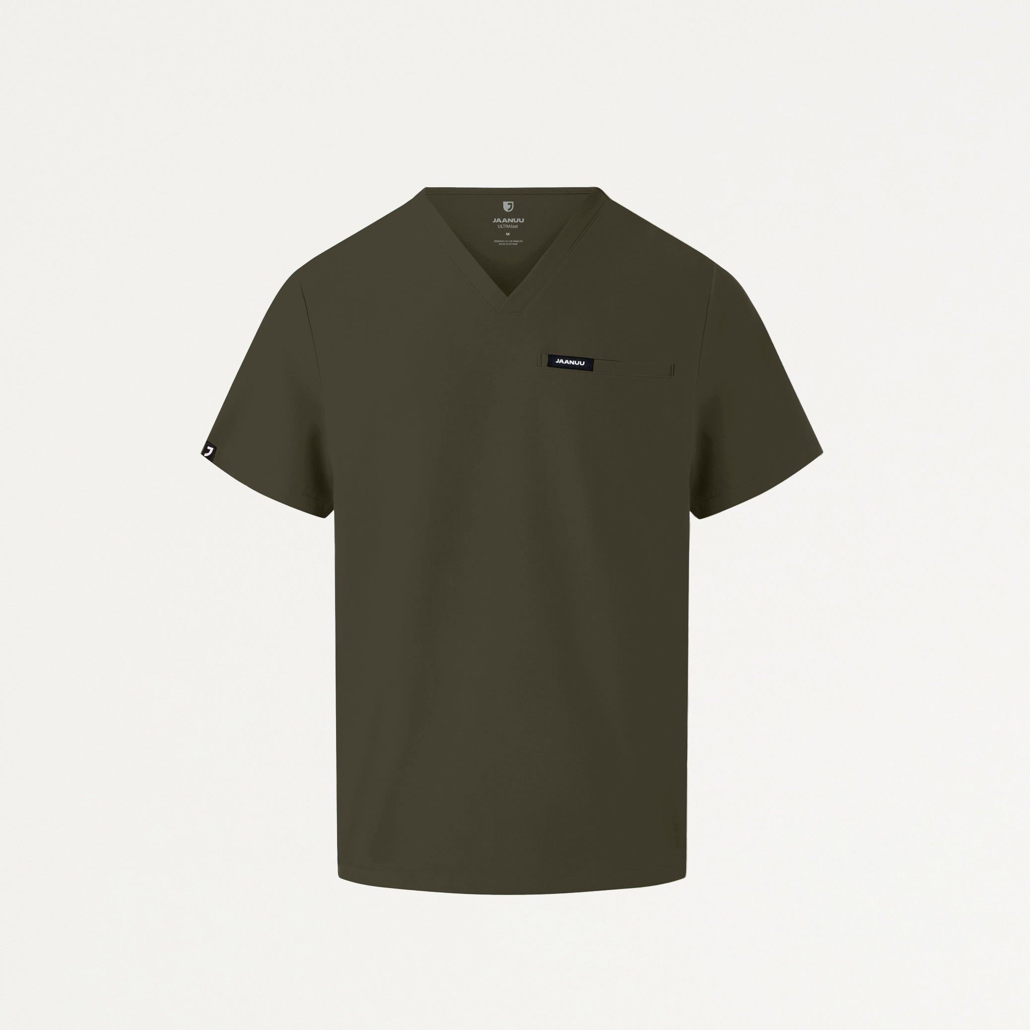 Platt 3-Pocket Scrub Top - Deep Olive