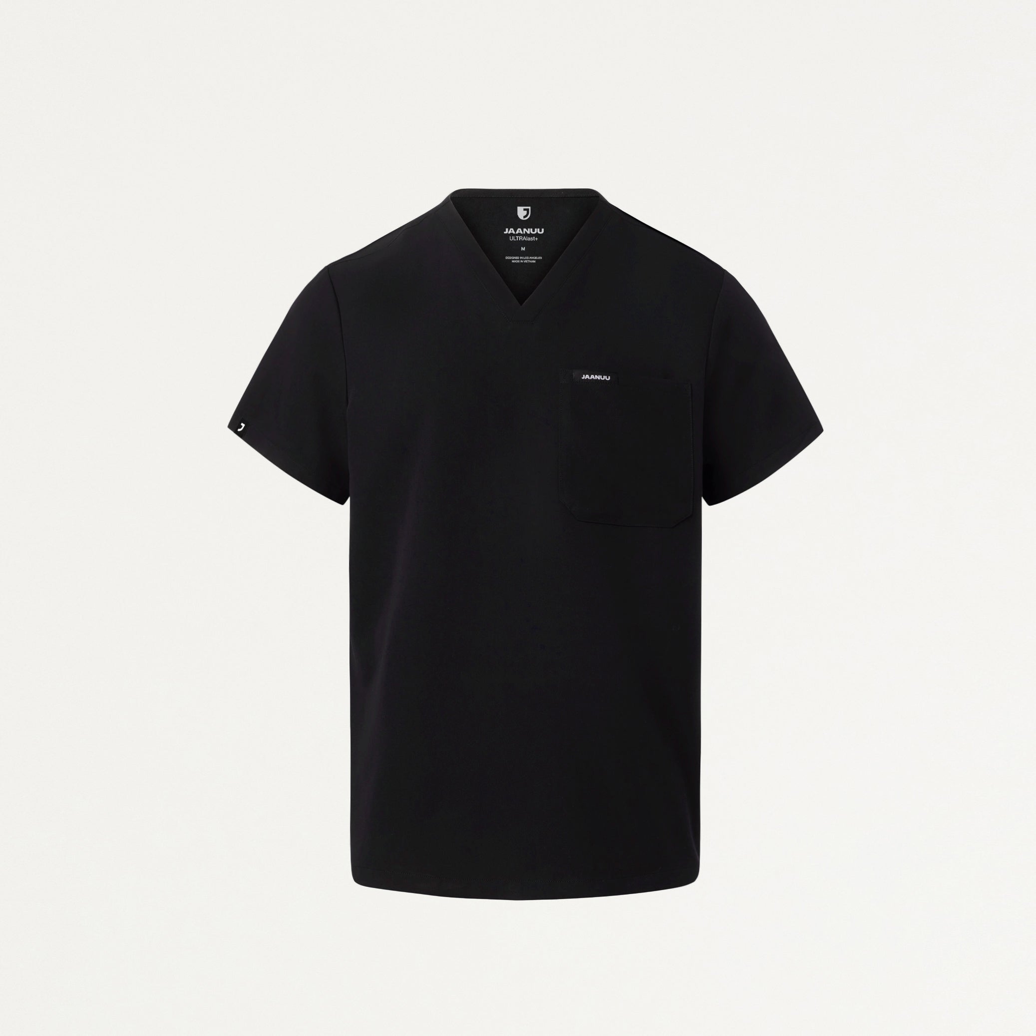 Holmes Slim Everyday 1-Pocket Scrub Top - Black