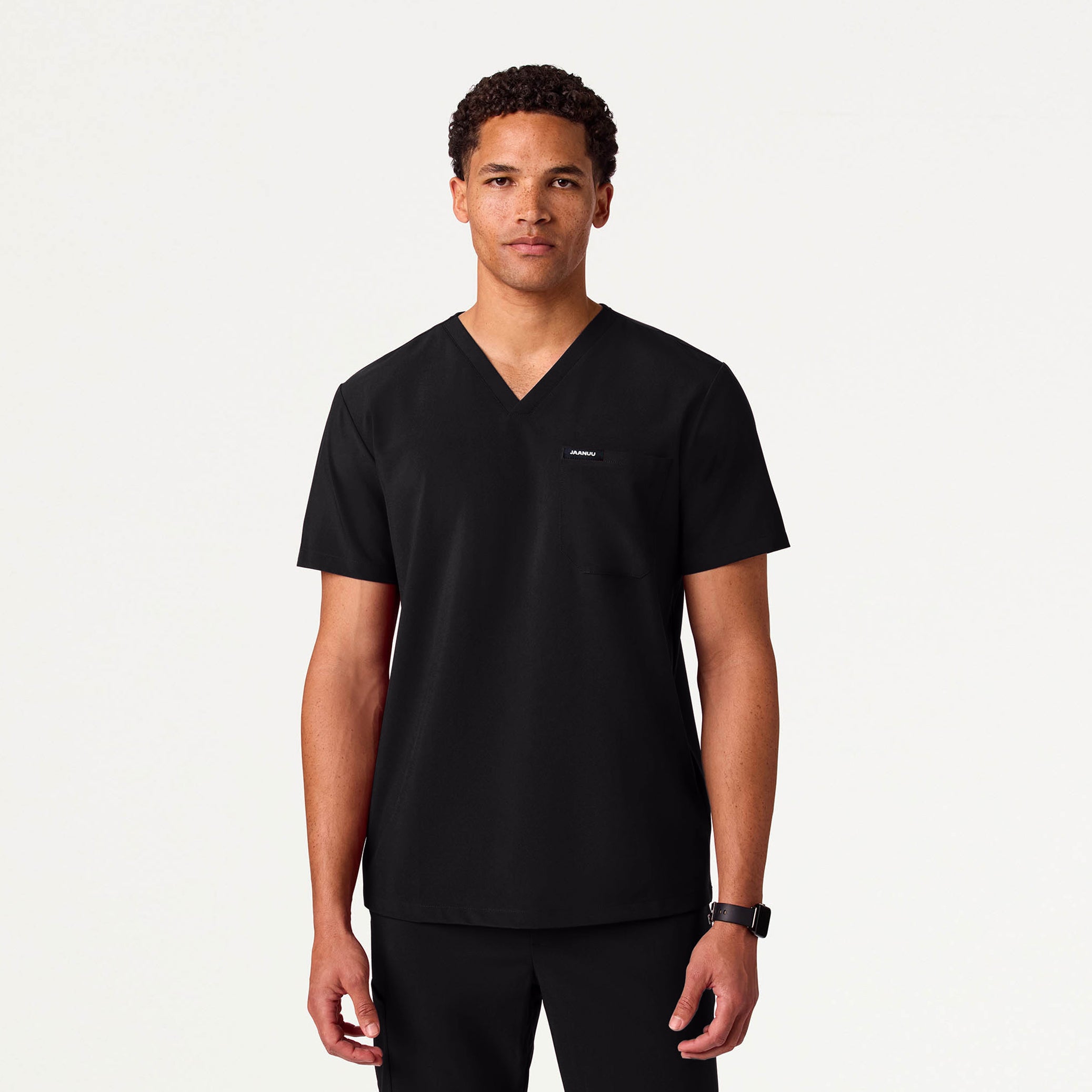 Holmes UltraLITE™ 1-Pocket Scrub Top - Black