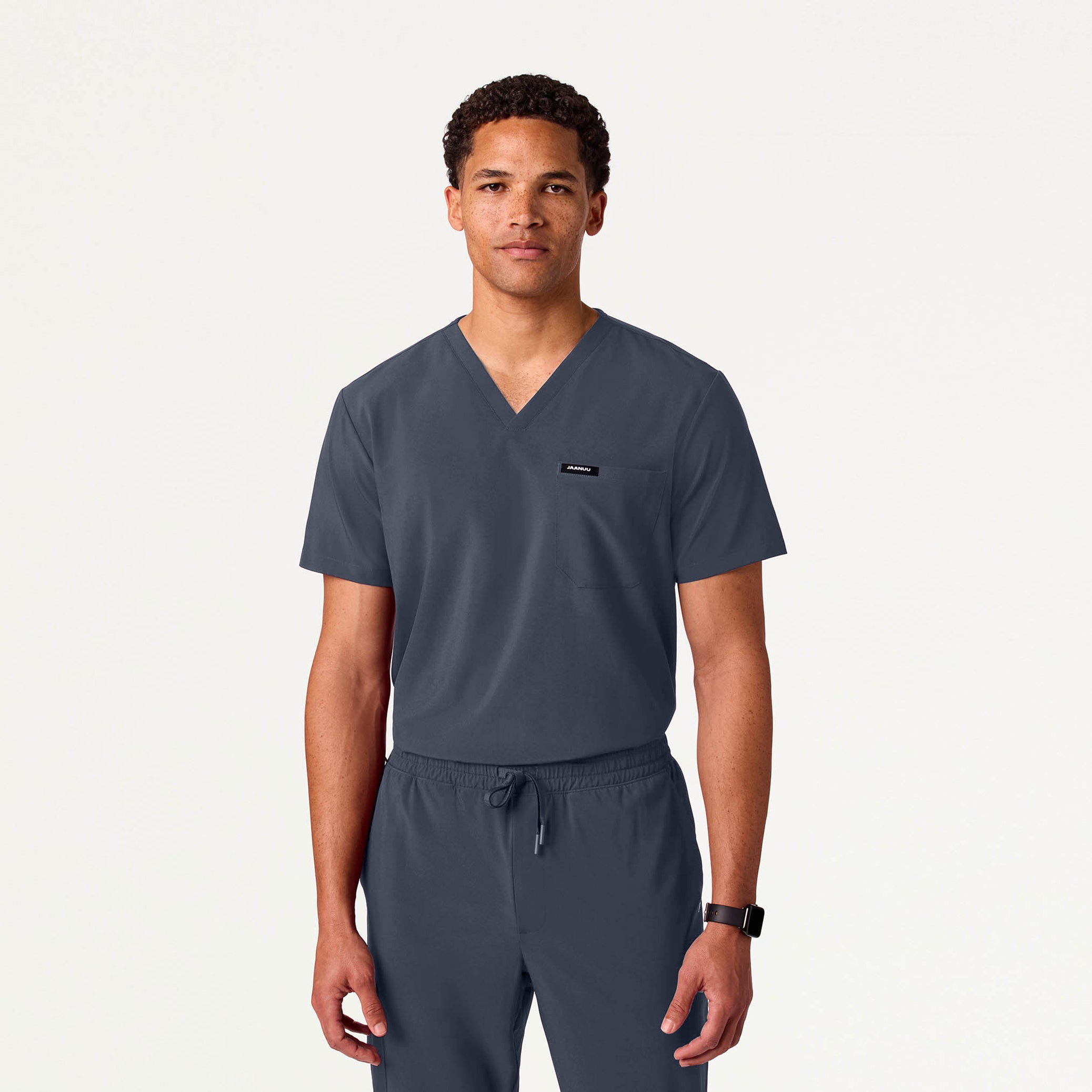 Holmes UltraLITE™ 1-Pocket Scrub Top - Carbon Gray