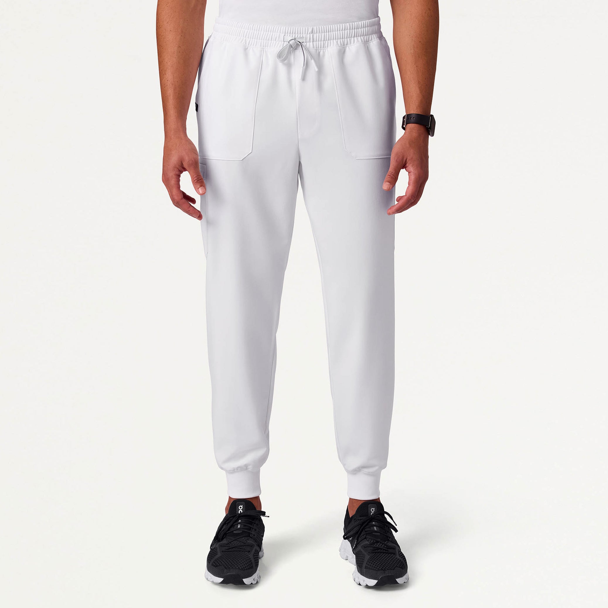 Osmo 8-Pocket Cargo Scrub Jogger - White