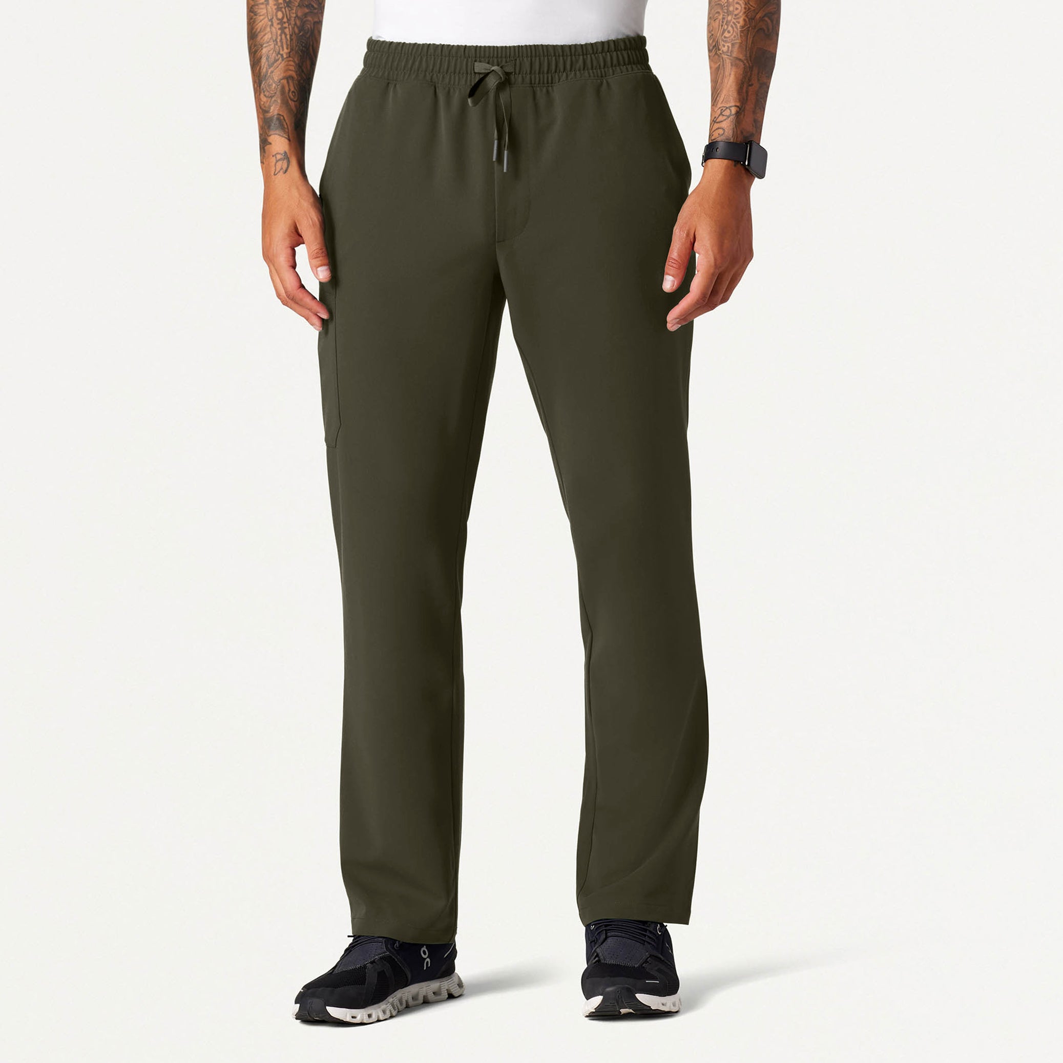 Rhodes Everyday Straight-Leg Scrub Pant - Deep Olive