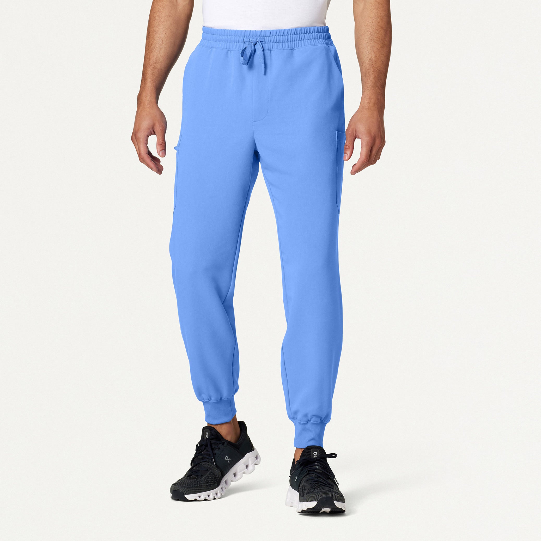 Osmo 8-Pocket Scrub Jogger - Ceil Blue