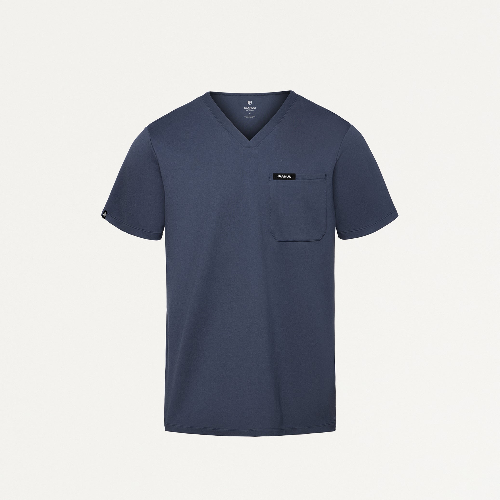 Asher Slim UltraSOFT™ Scrub Top - Carbon Gray