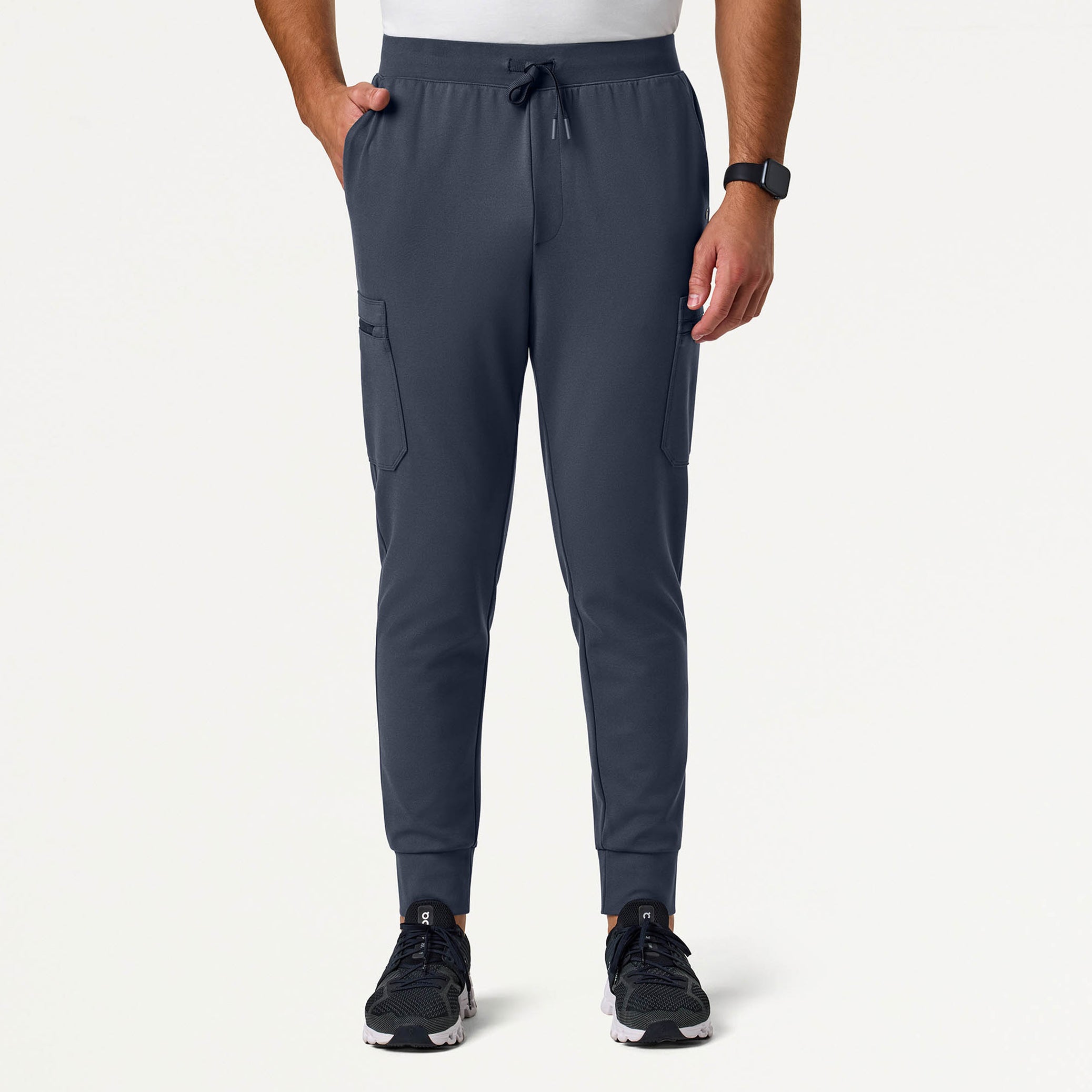 Ollie Slim UltraSOFT™ Cargo Scrub Jogger - Carbon Gray