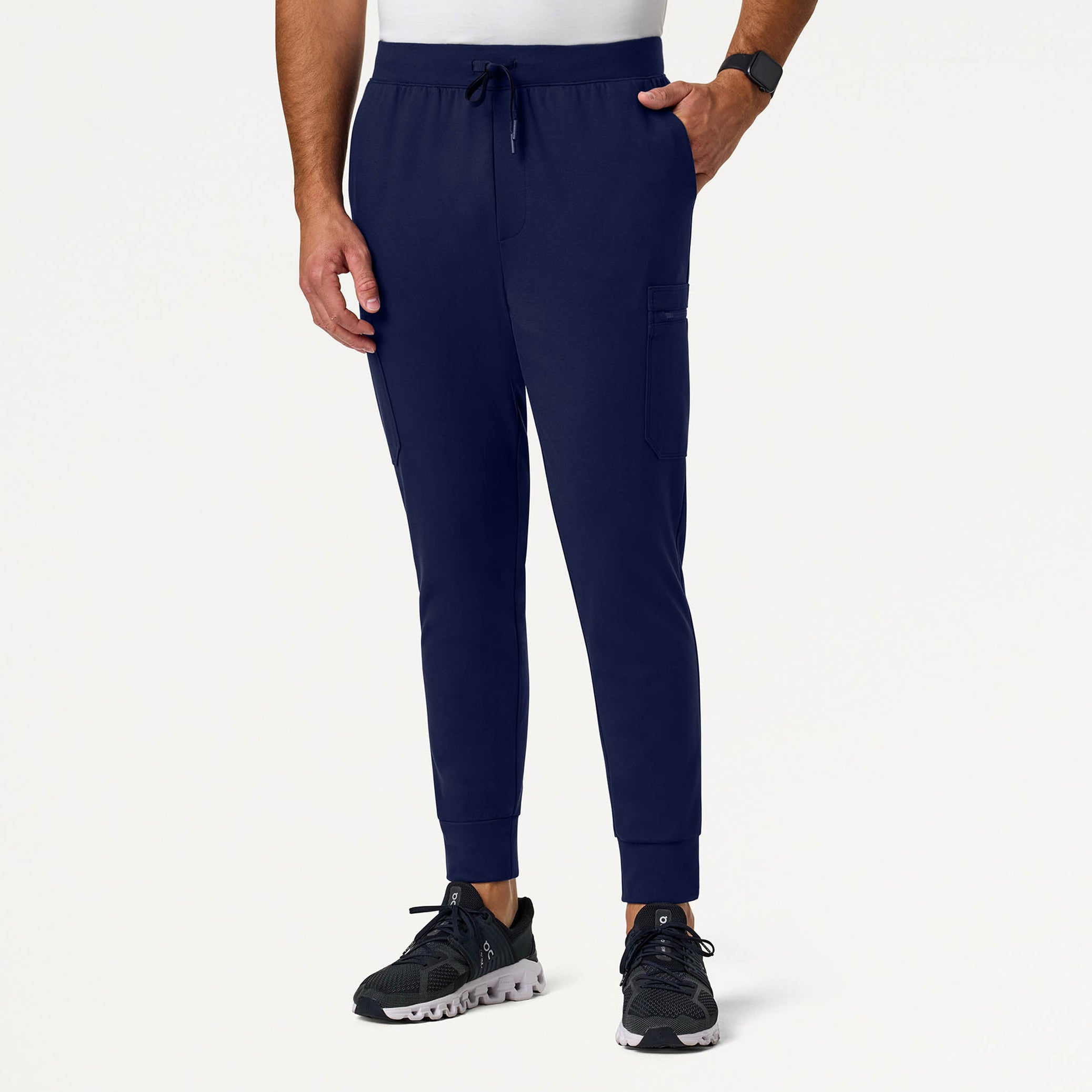 Ollie Slim UltraSOFT™ Cargo Scrub Jogger - Midnight Navy