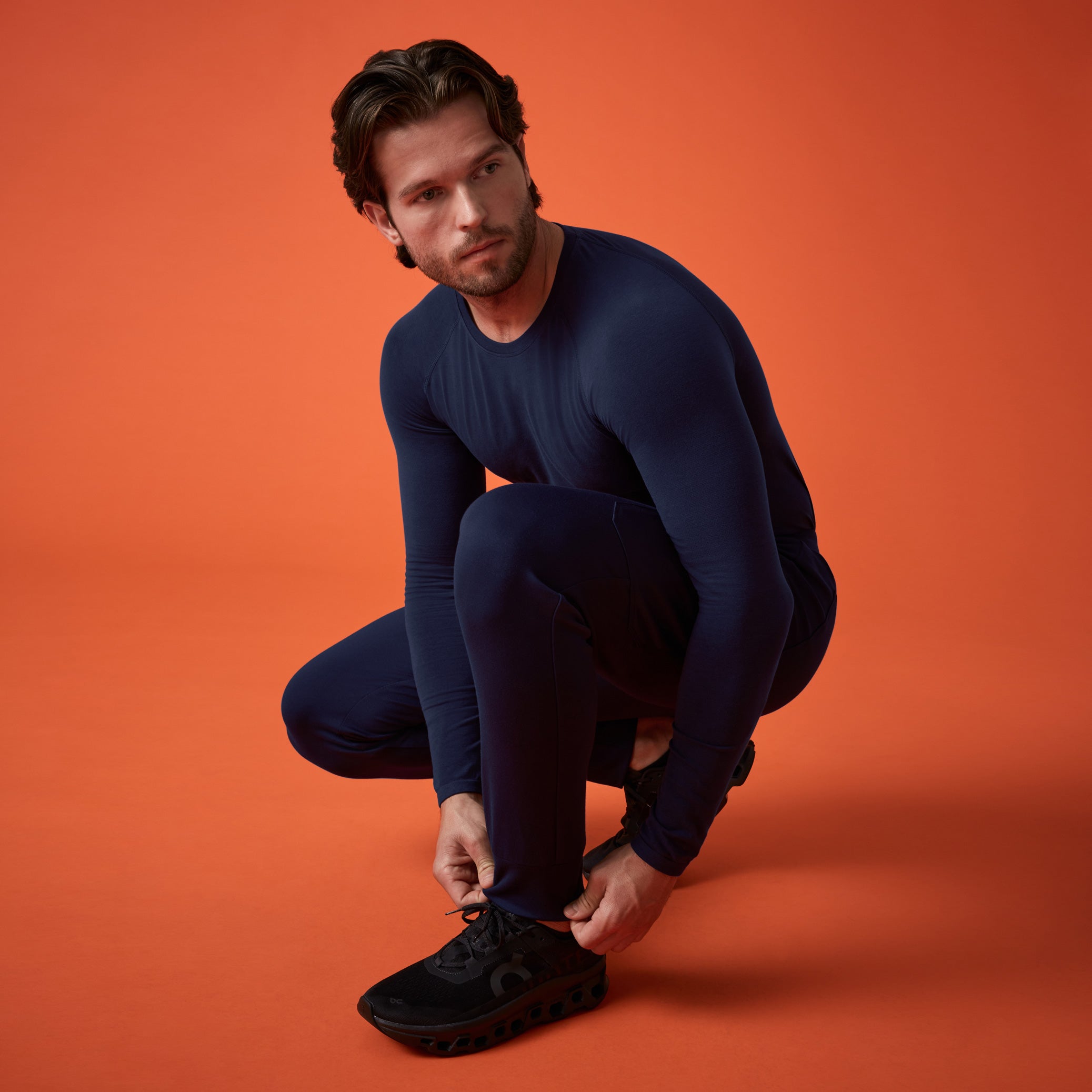 Ollie Slim UltraSOFT™ Cargo Scrub Jogger - Midnight Navy