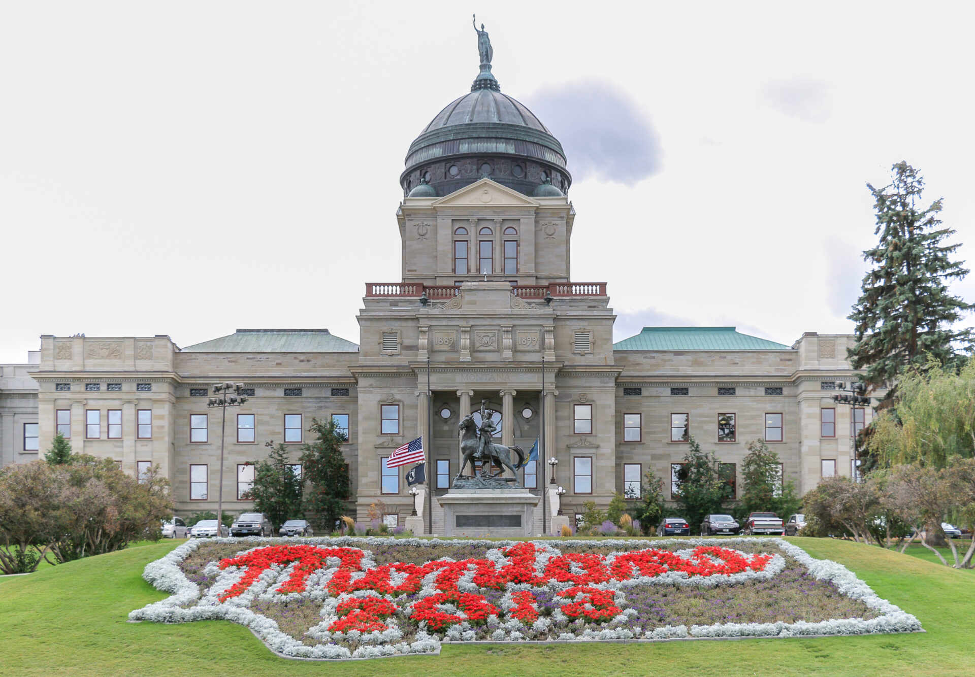 The Montana state capitol building in Helena, Montana.
