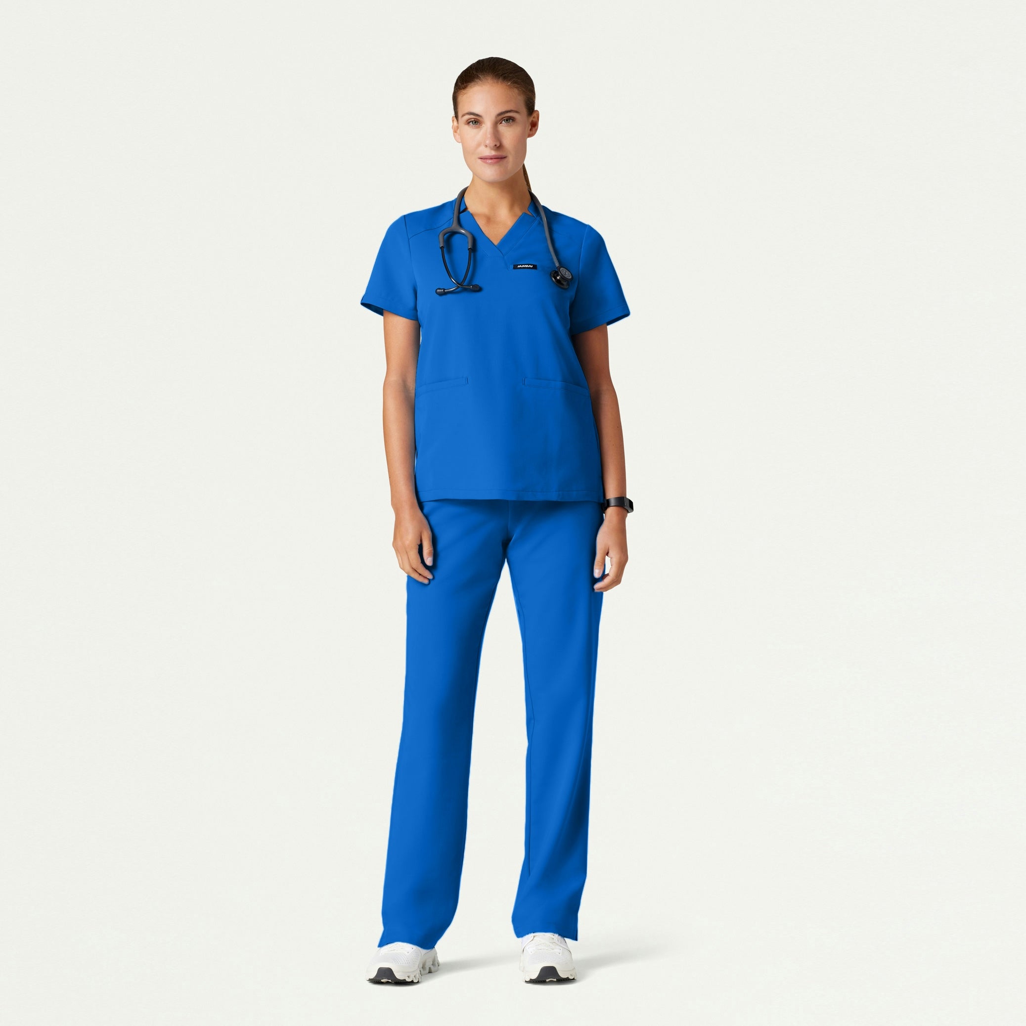 The Shea Essential Scrub Set - Royal Blue - 0