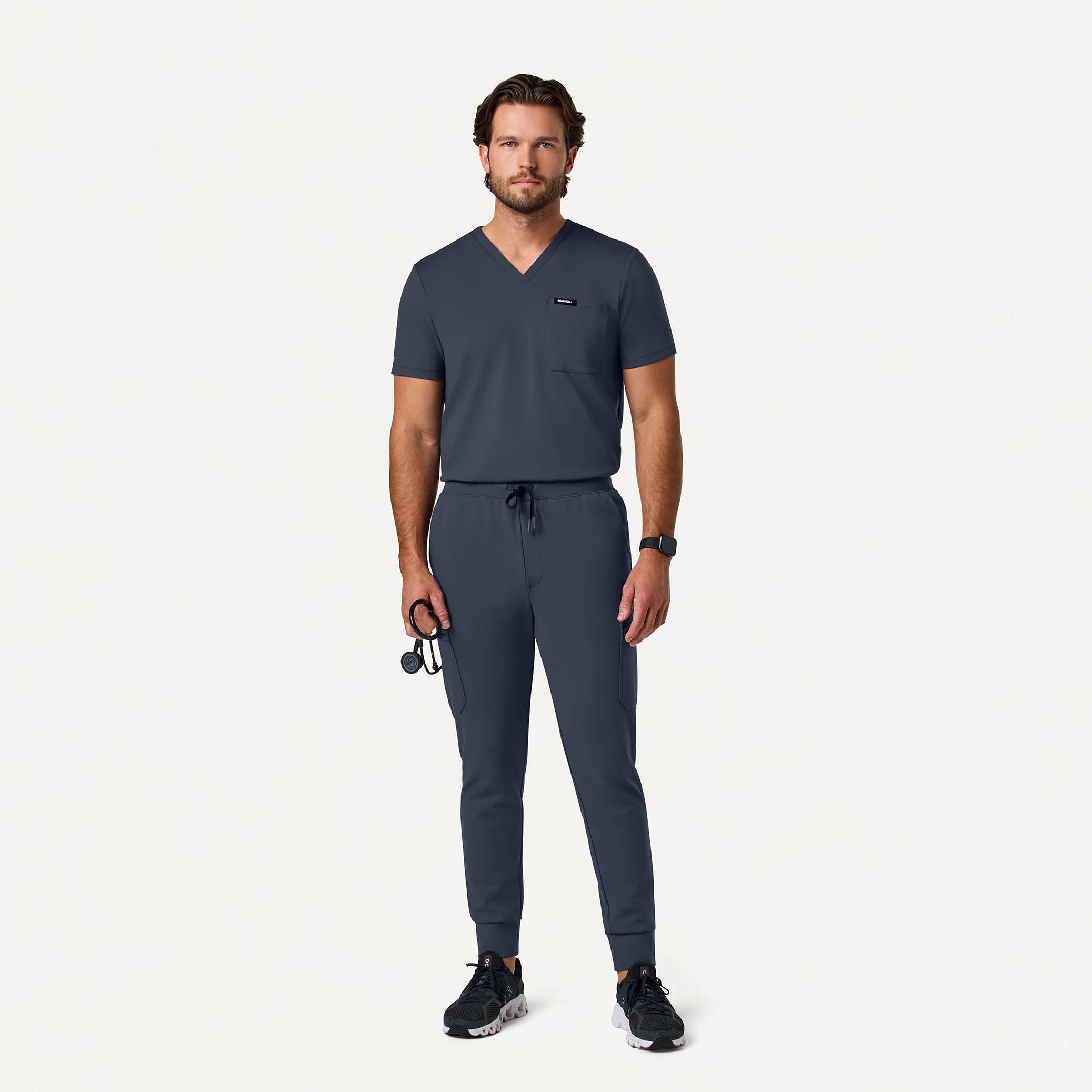 The ULTRAsoft™ Cargo Scrub Set - Carbon Gray 1 - Jaanuu
