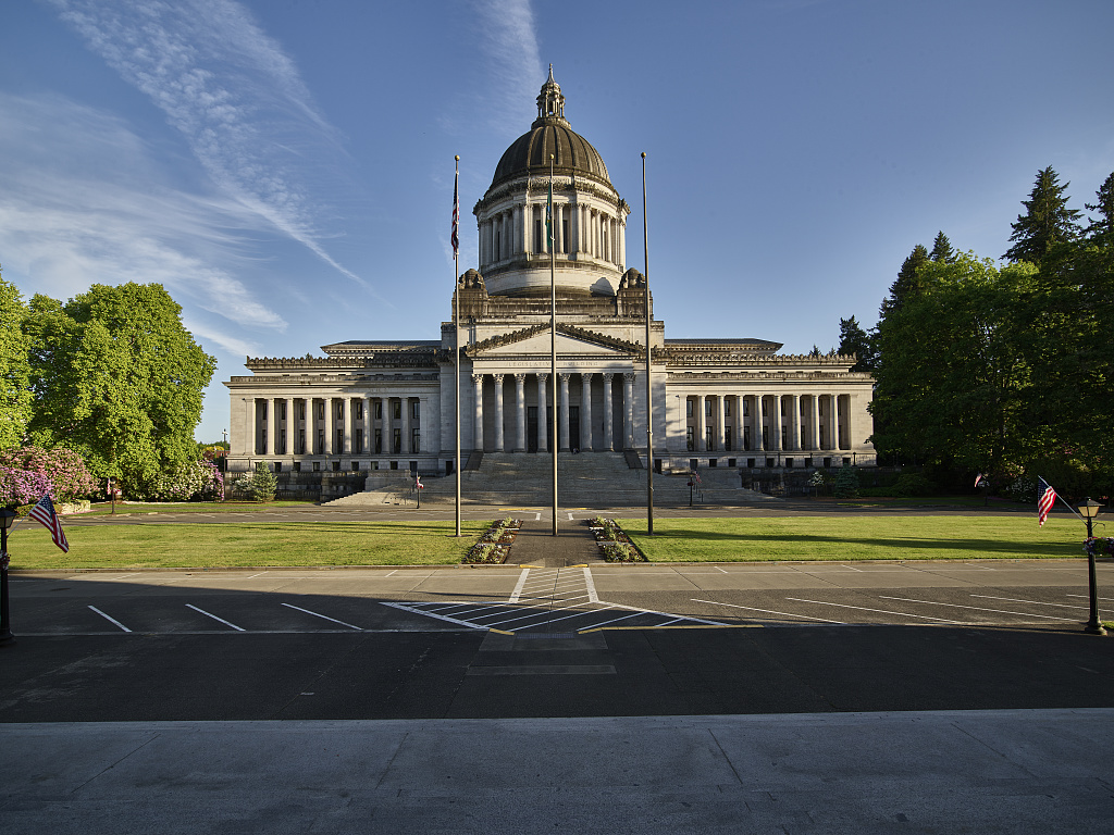 The Washington state capitol building in Olympia, Washington.
