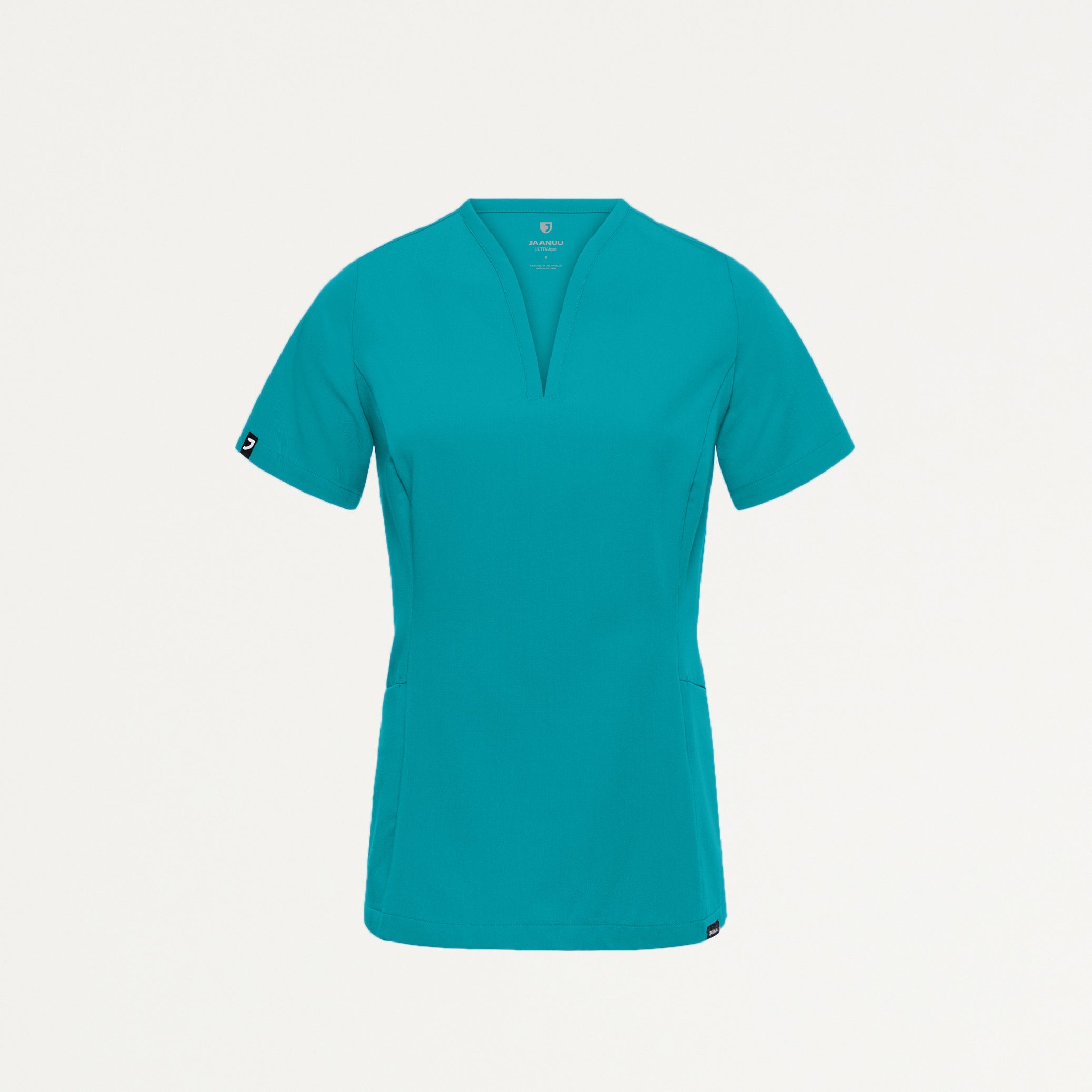 Calix Fit & Flare Scrub Top - Teal