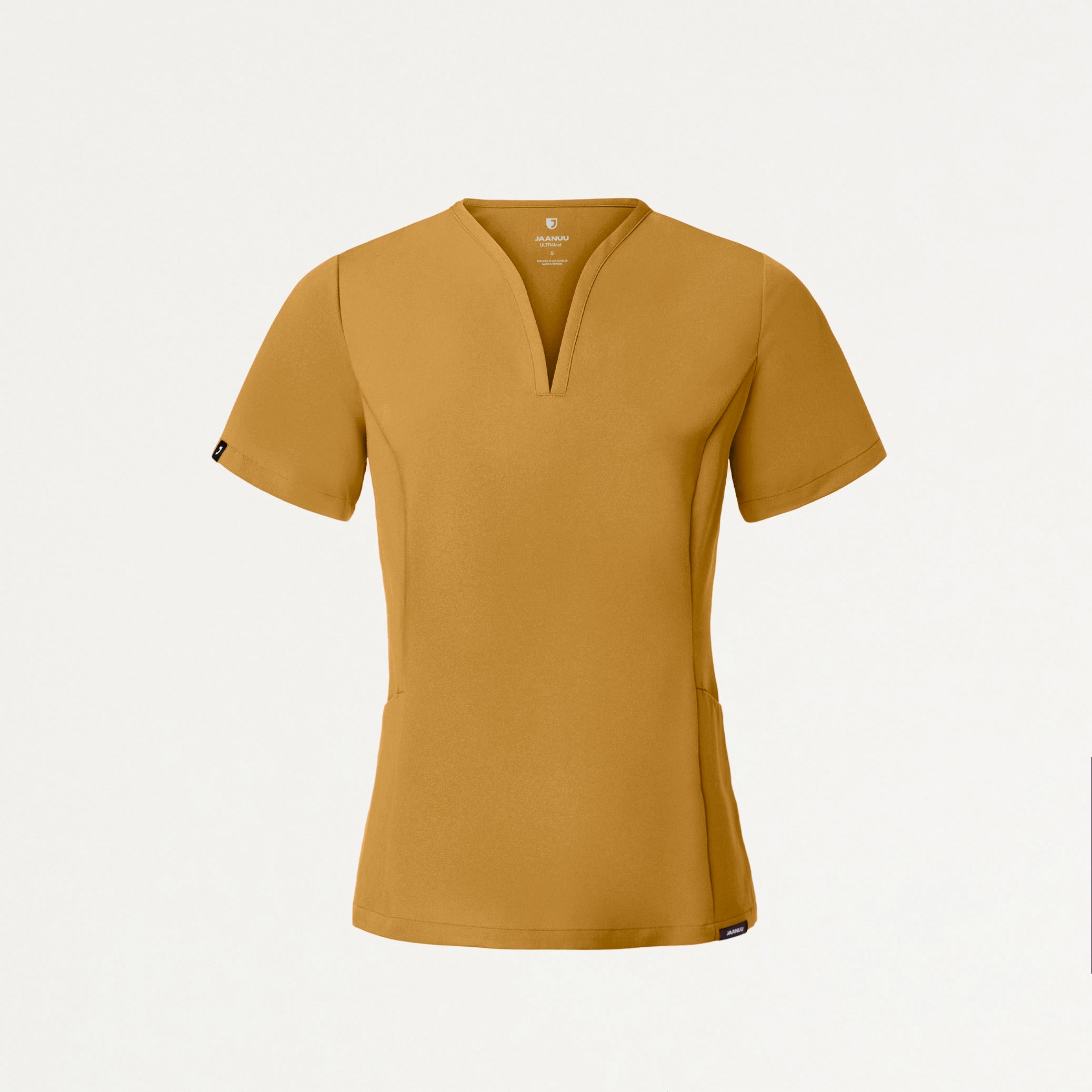 Calix Fit & Flare Scrub Top - Cider