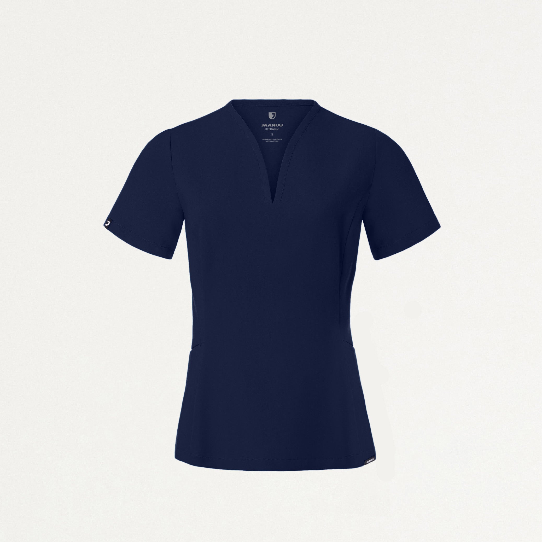 Calix Fit & Flare Scrub Top - Midnight Navy