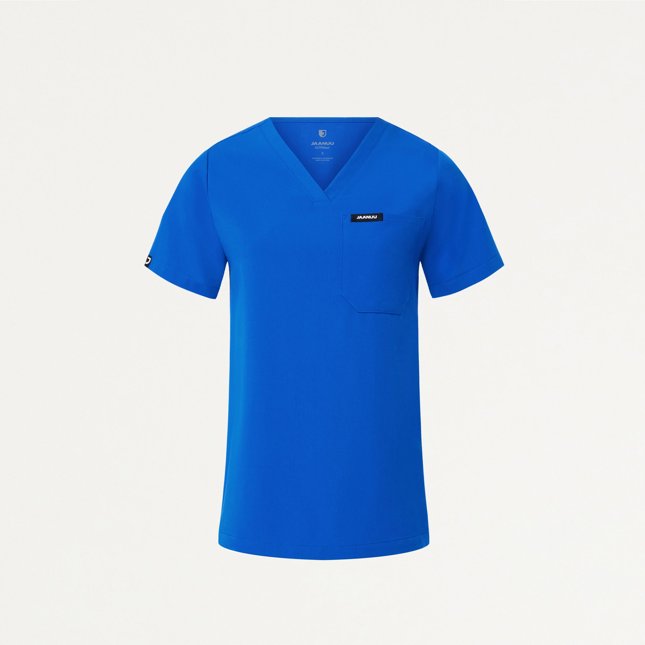 Rhena Slim Essential 1-Pocket Scrub Top - Royal Blue