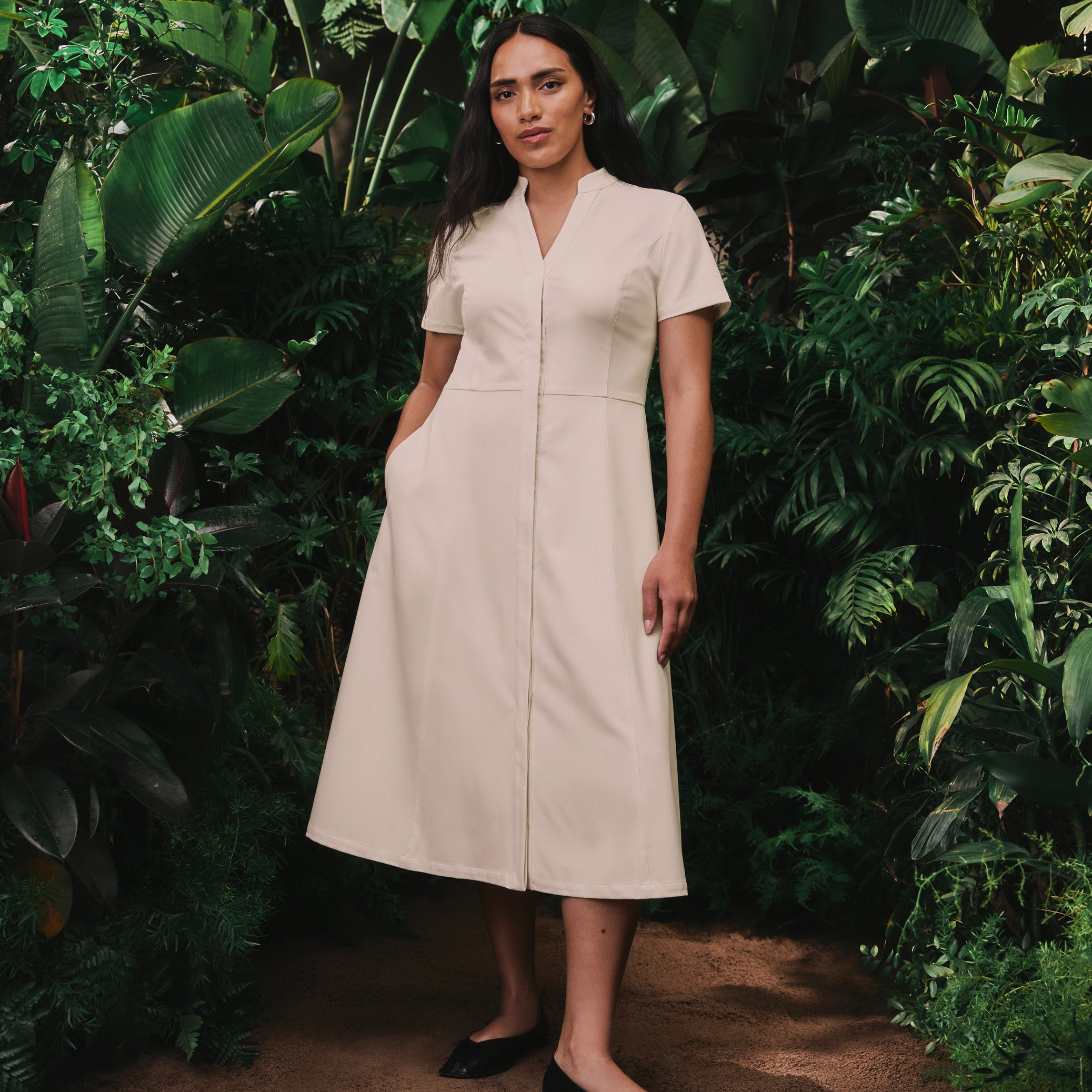 The Scrub Dress - Birch