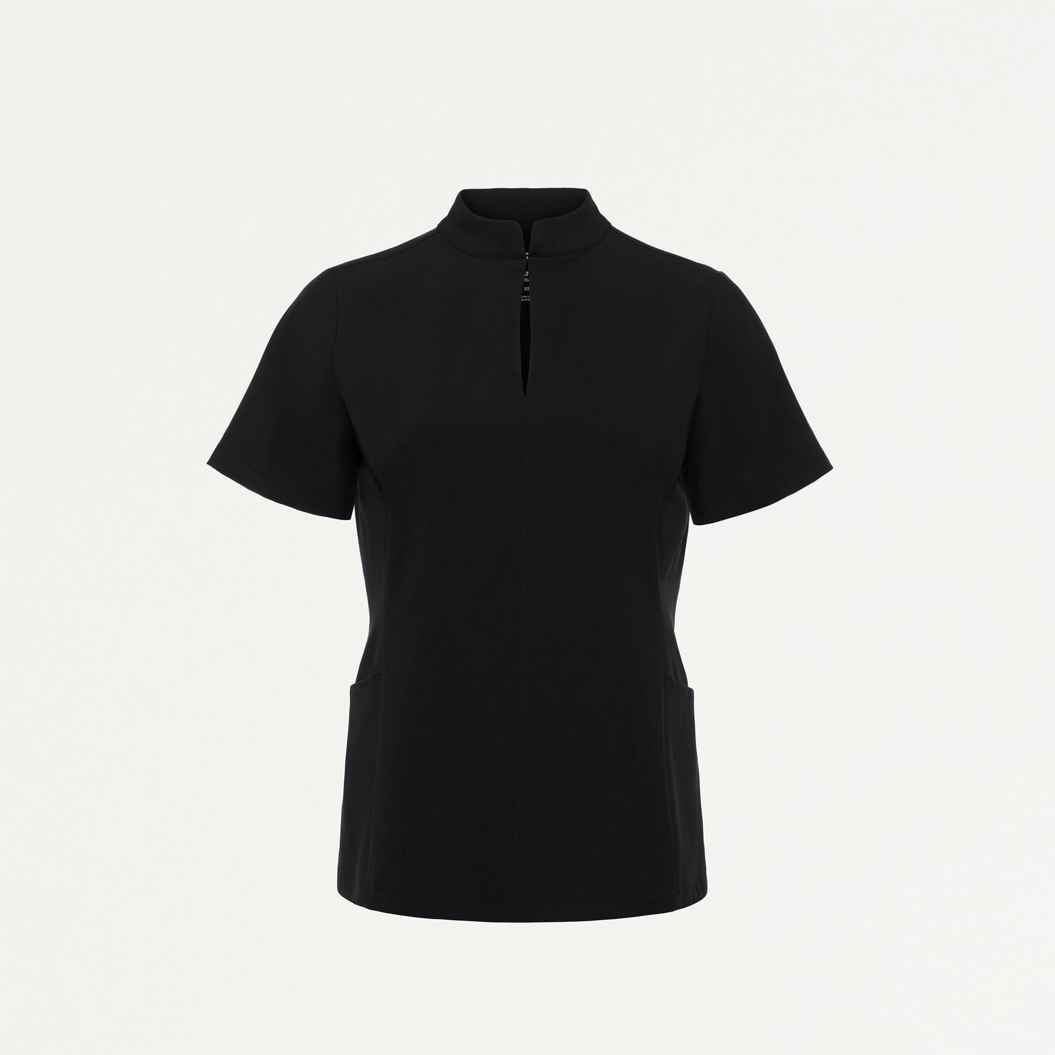 Aria Fit & Flare UltraLITE™ Scrub Top - Black