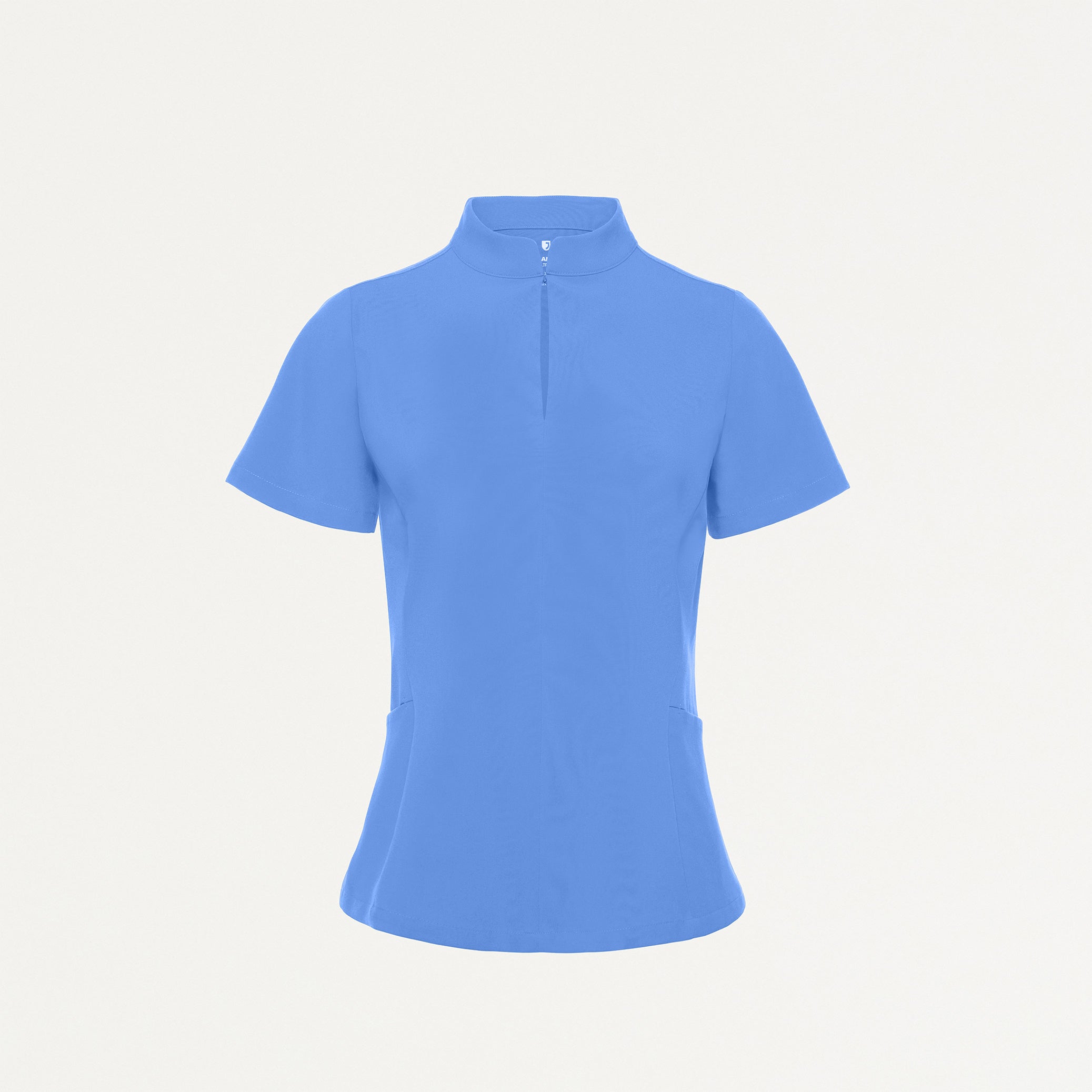 Aria Fit & Flare UltraLITE™ Scrub Top - Ceil Blue