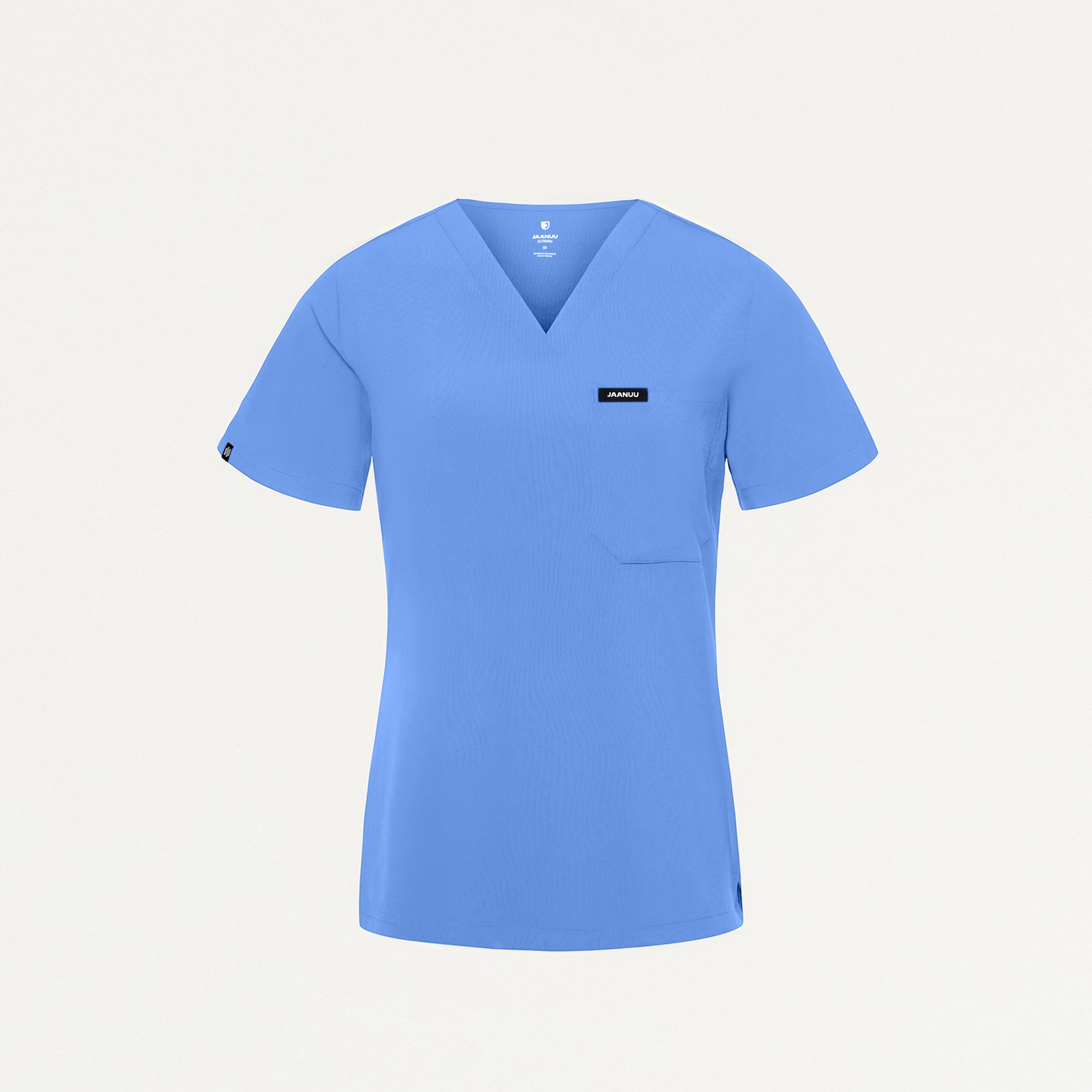 Rhena Slim UltraLITE™ 1-Pocket Scrub Top - Ceil Blue