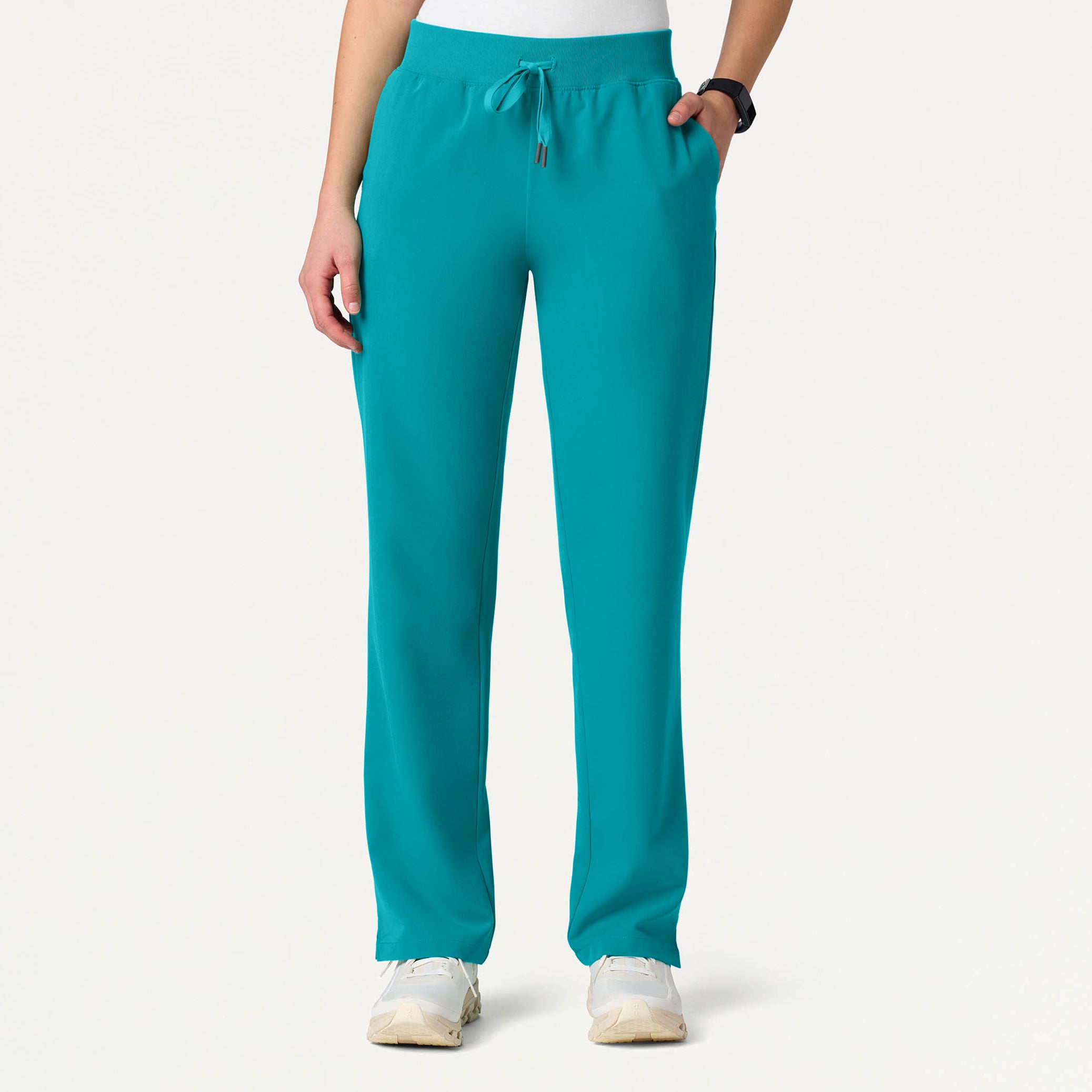 Xenos Essential Knit-Waist Scrub Pant - Teal