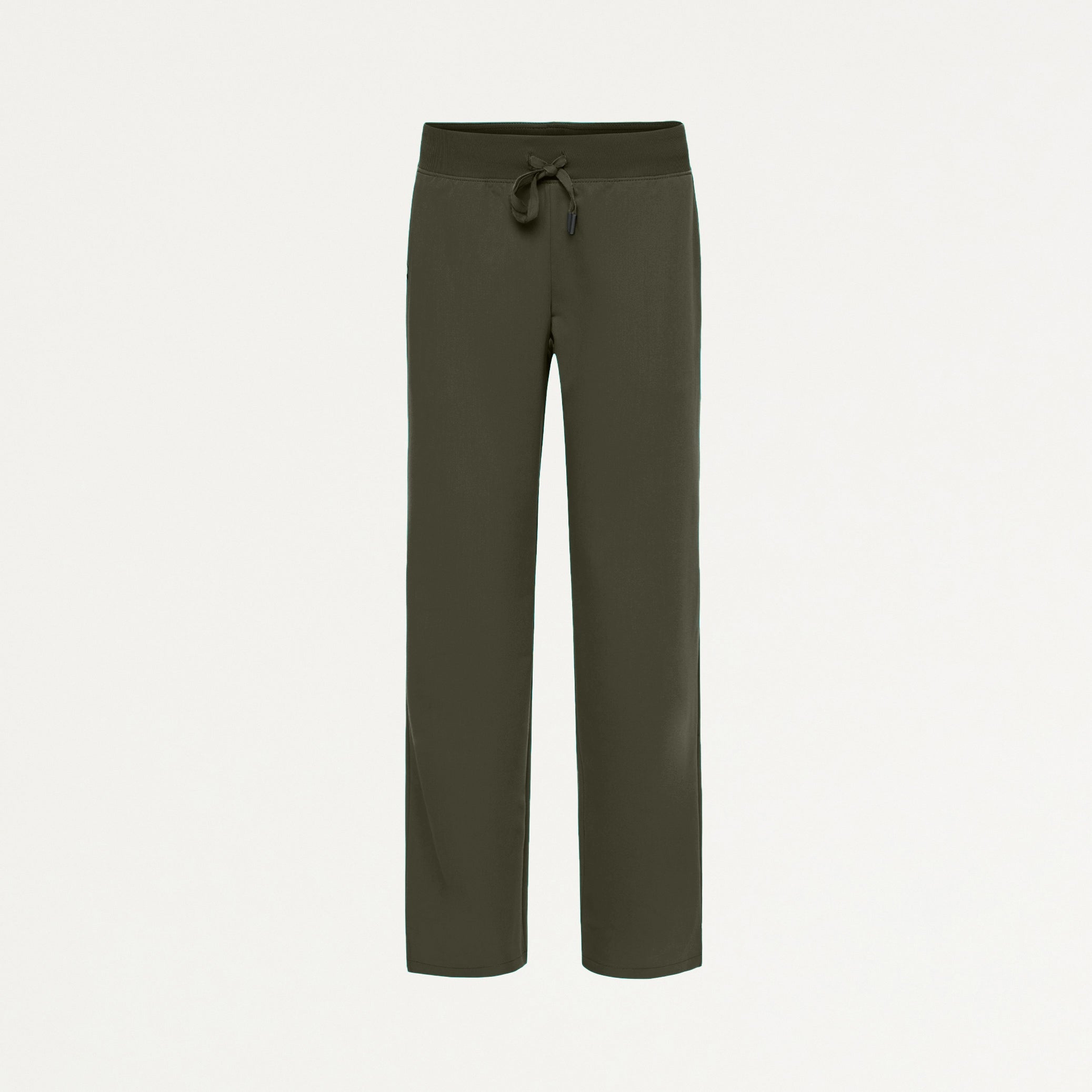 Xenos Essential Knit-Waist Scrub Pant - Deep Olive