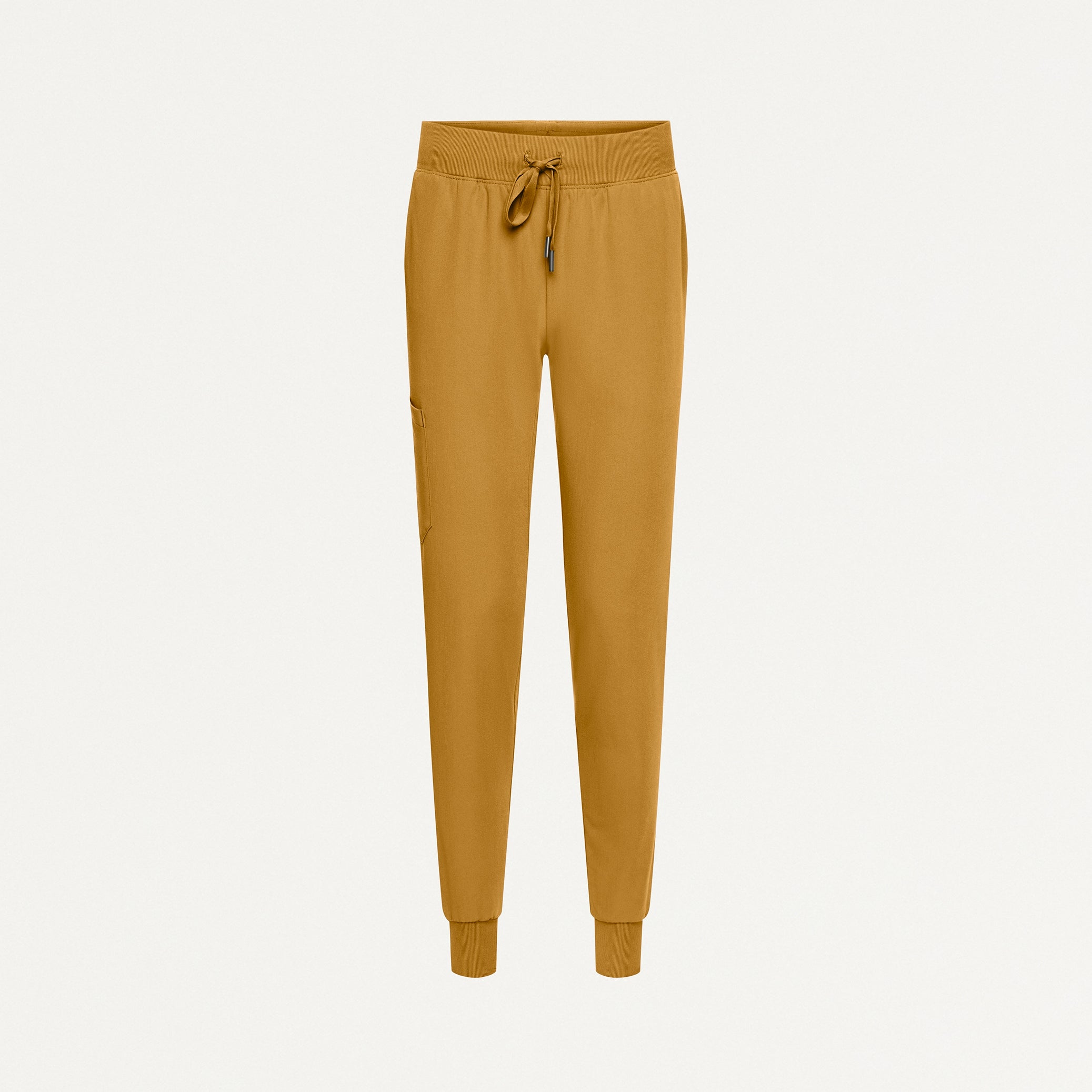Silex Slim Knit-Waist Scrub Jogger - Cider