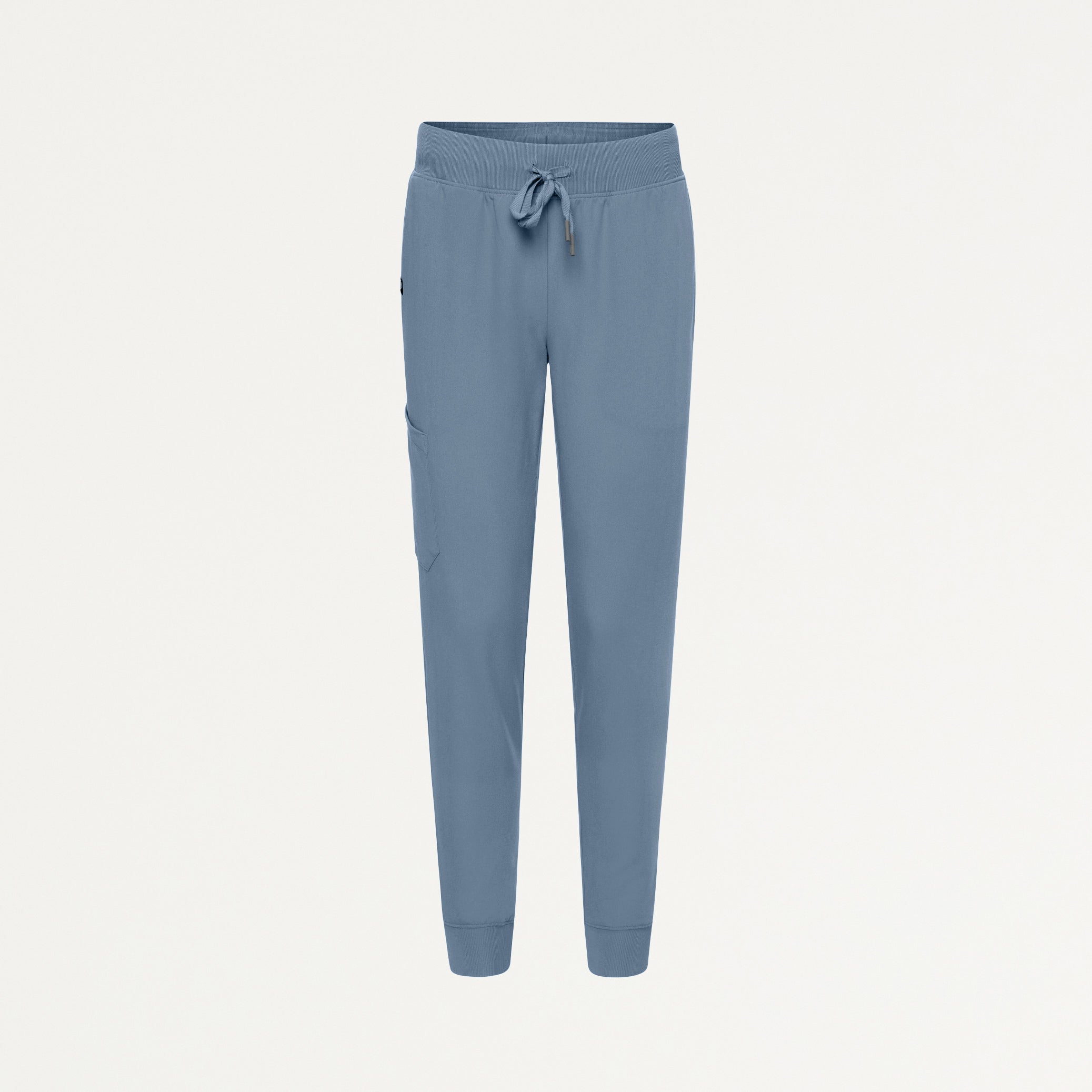 Silex Slim Knit-Waist Scrub Jogger - Storm Blue