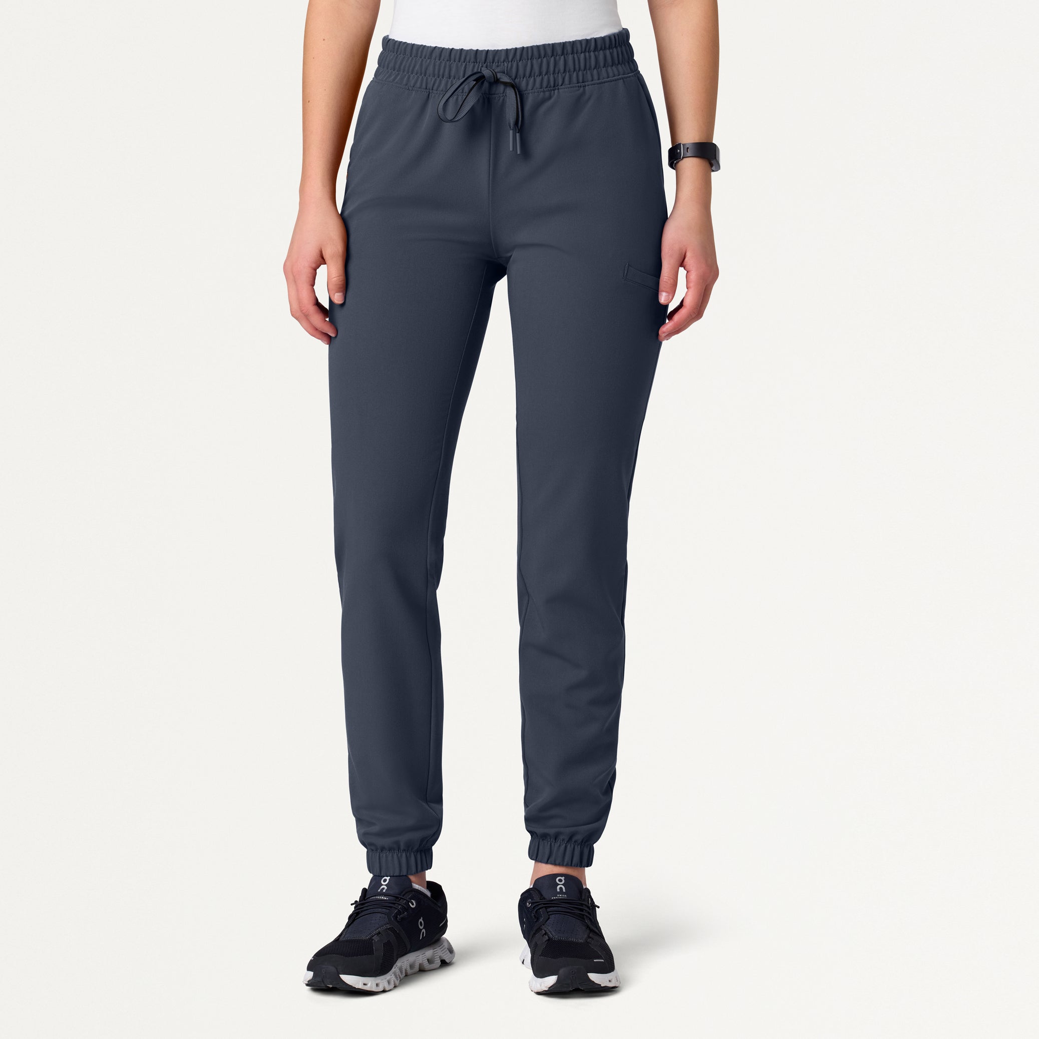 Jace Skinny 7-Pocket Scrub Jogger - Carbon Gray