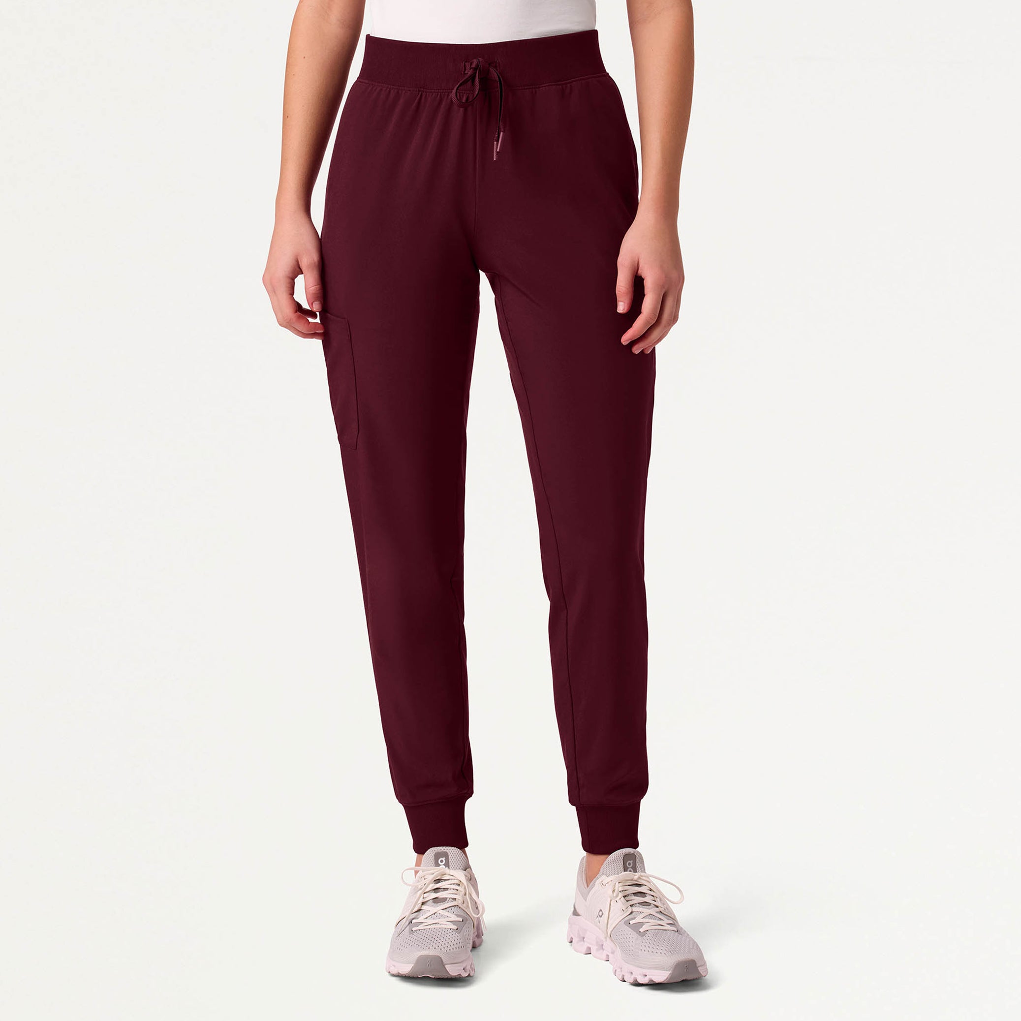 Silex UltraLITE™ 6-Pocket Slim Scrub Jogger - Burgundy