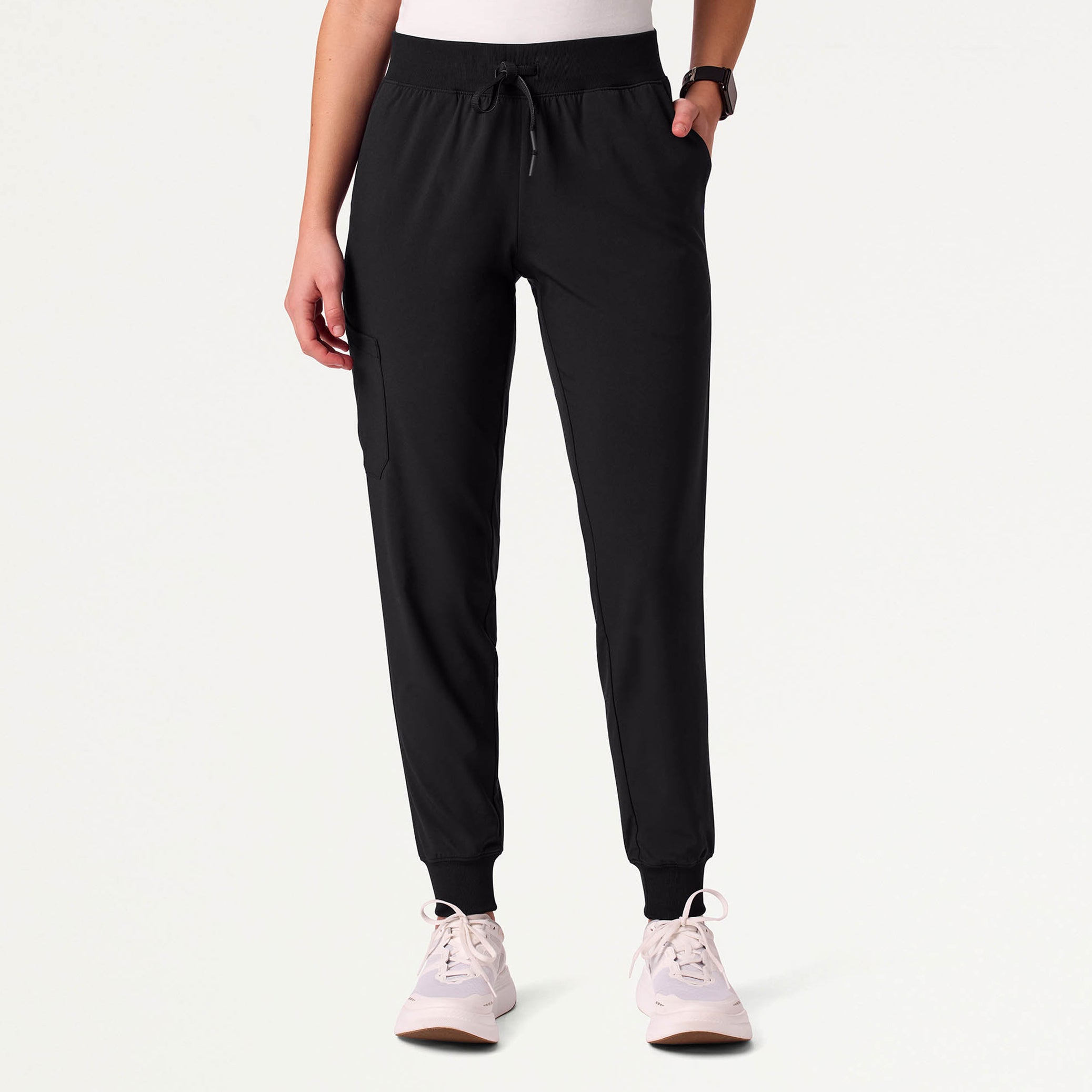 Silex UltraLITE™ 6-Pocket Slim Scrub Jogger - Black
