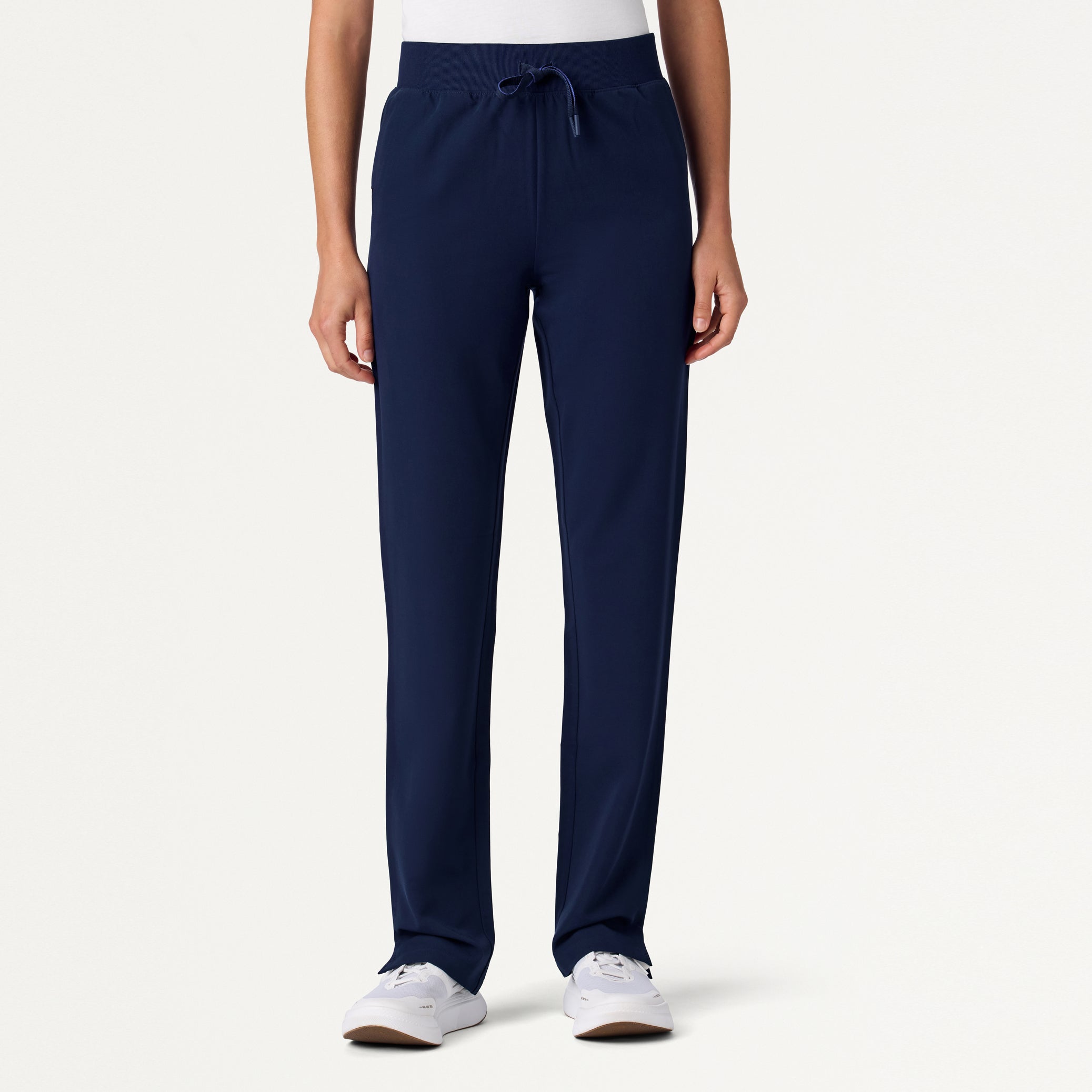 Xenos Slim Knit-Waist Scrub Pant - Midnight Navy