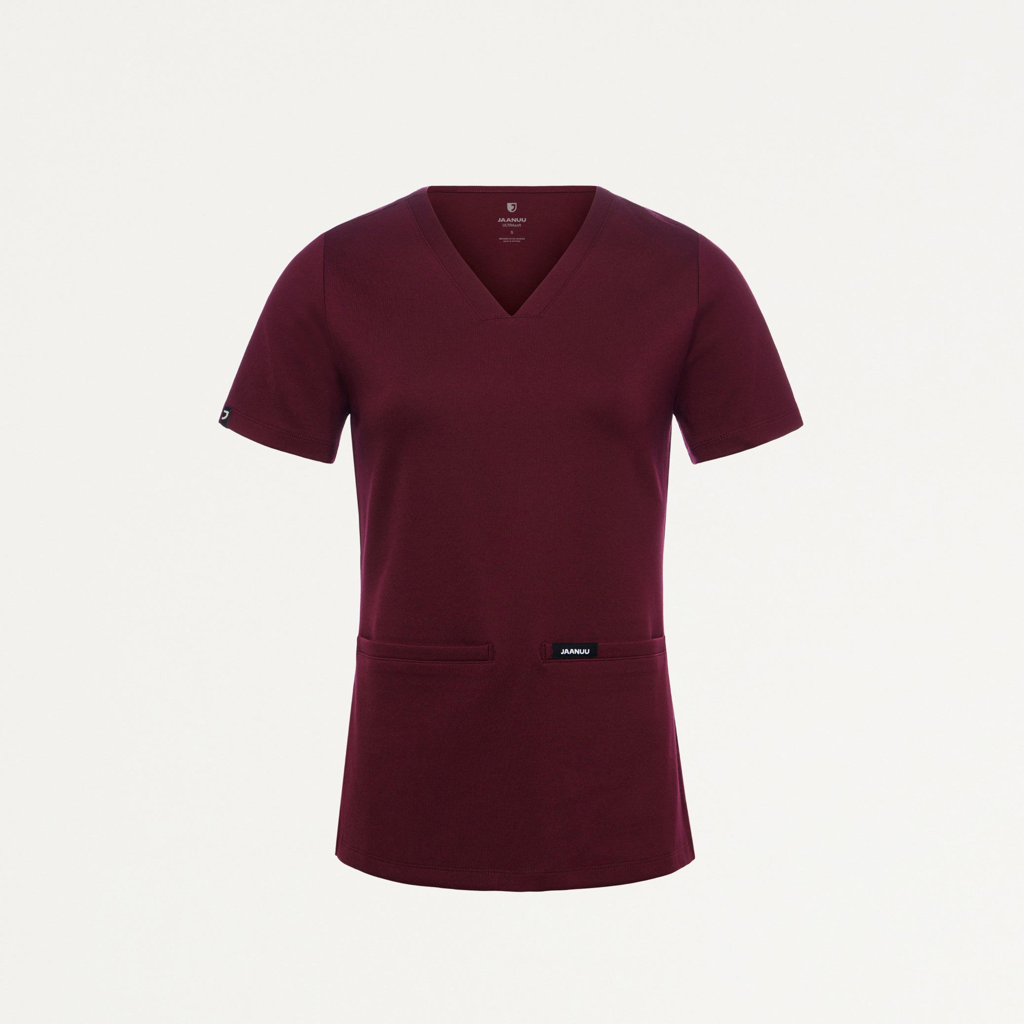 Cesi Slim UltraSOFT™ Scrub Top - Burgundy