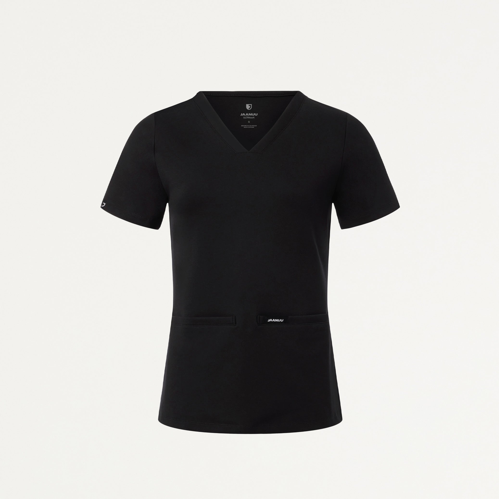 Cesi Slim UltraSOFT™ Scrub Top - Black