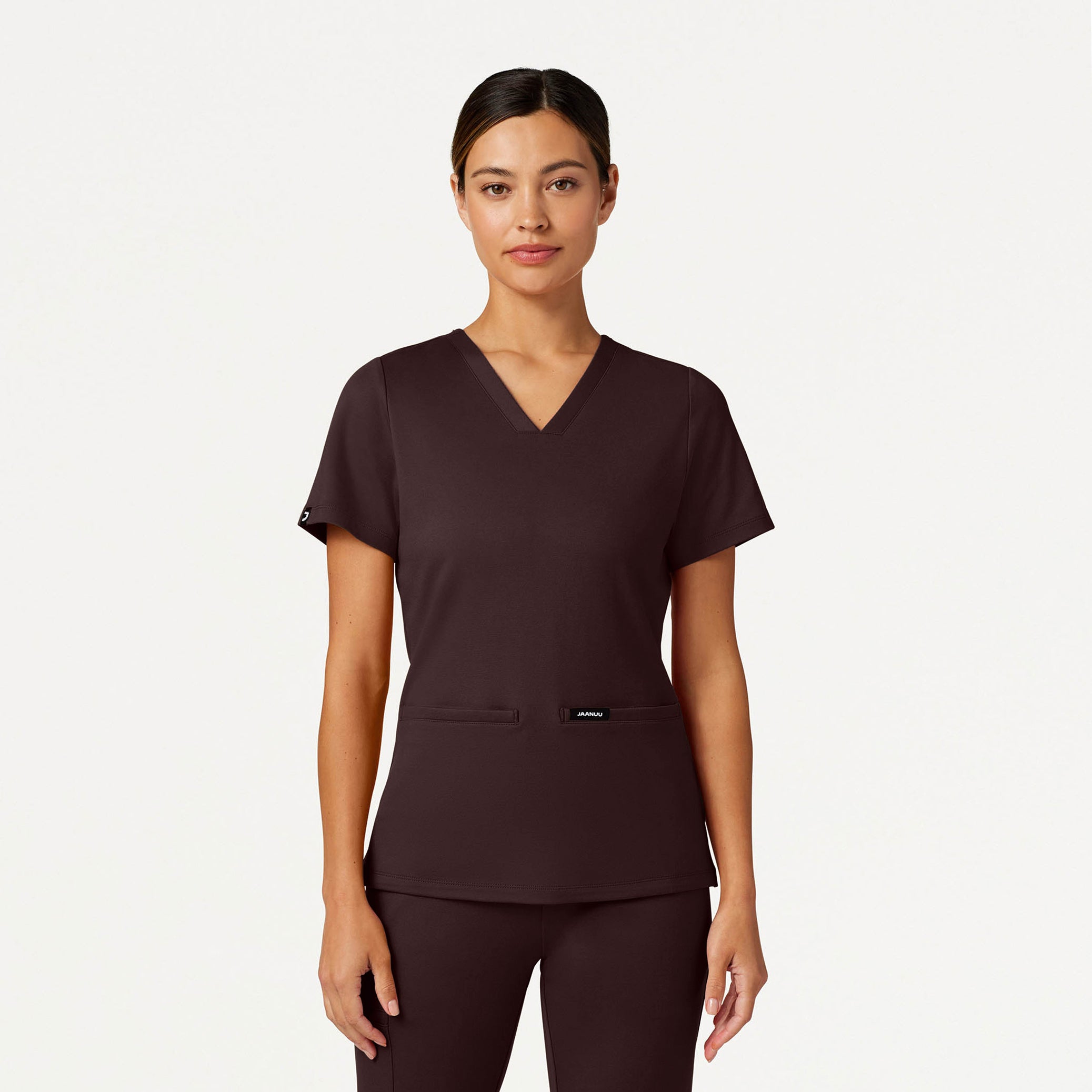 Cesi Slim UltraSOFT™ Scrub Top - Espresso