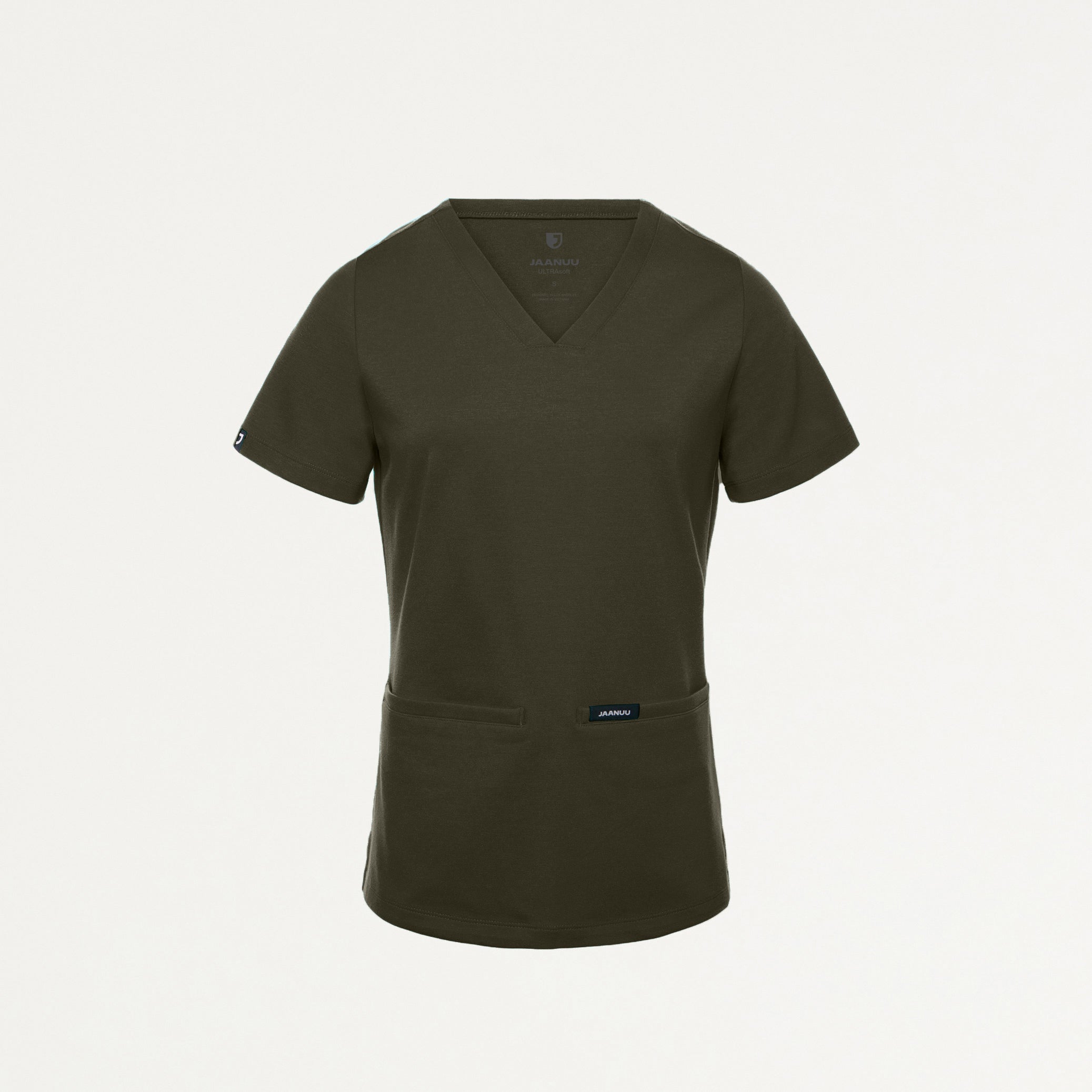 Cesi Slim UltraSOFT™ Scrub Top - Deep Olive