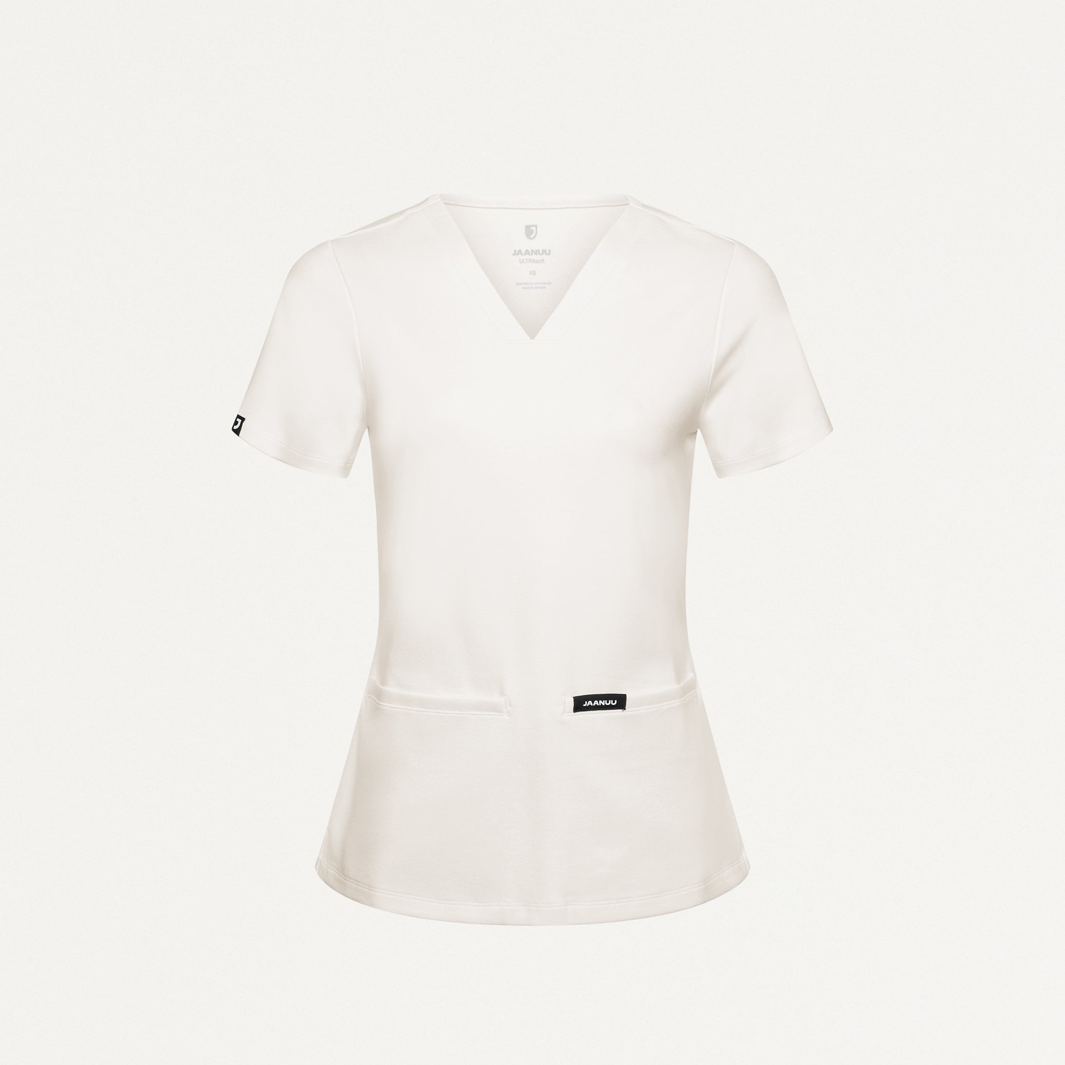 Cesi Slim UltraSOFT™ Scrub Top - Frost