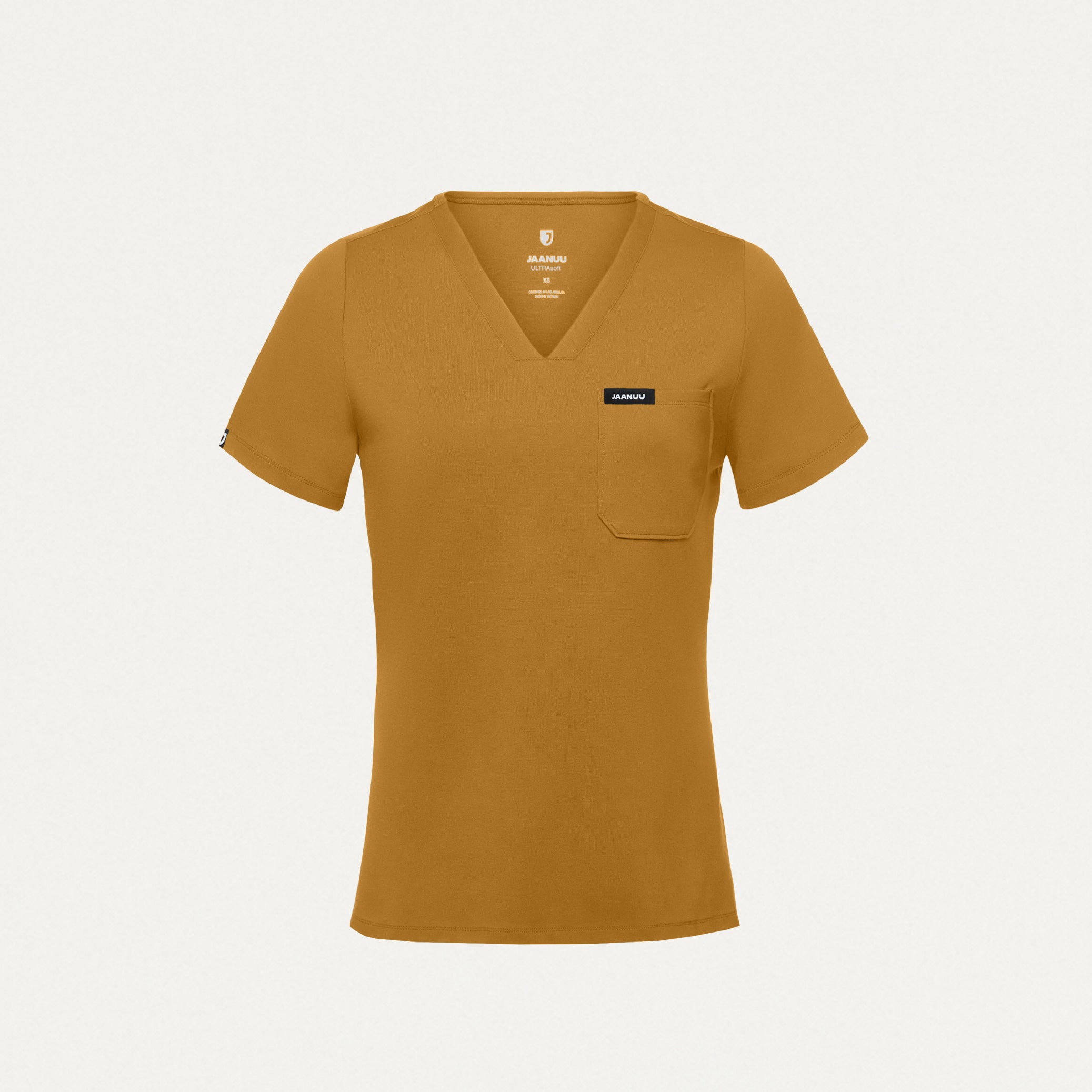 Rhena Slim UltraSOFT™ Scrub Top - Cider