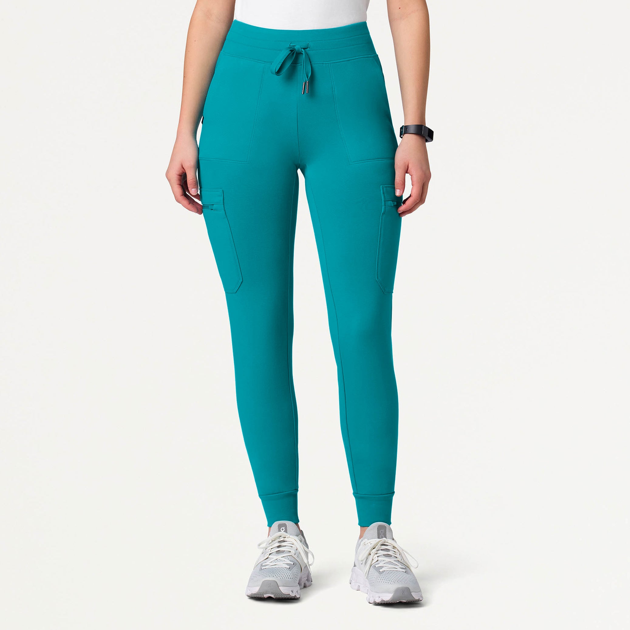 Kait 10-Pocket Skinny UltraSOFT™ Scrub Jogger - Teal