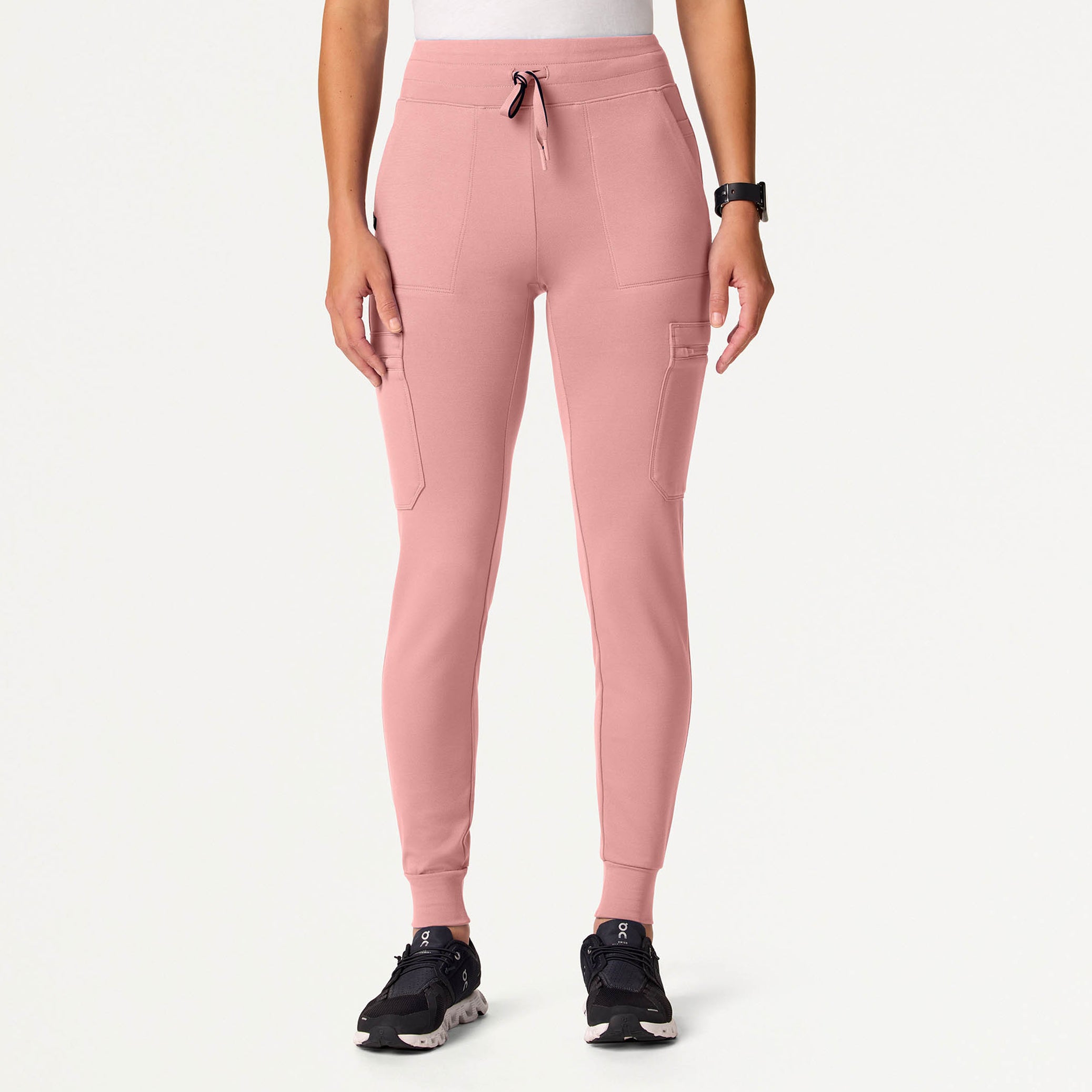 Kait 10-Pocket Skinny UltraSOFT™ Scrub Jogger - Mauve