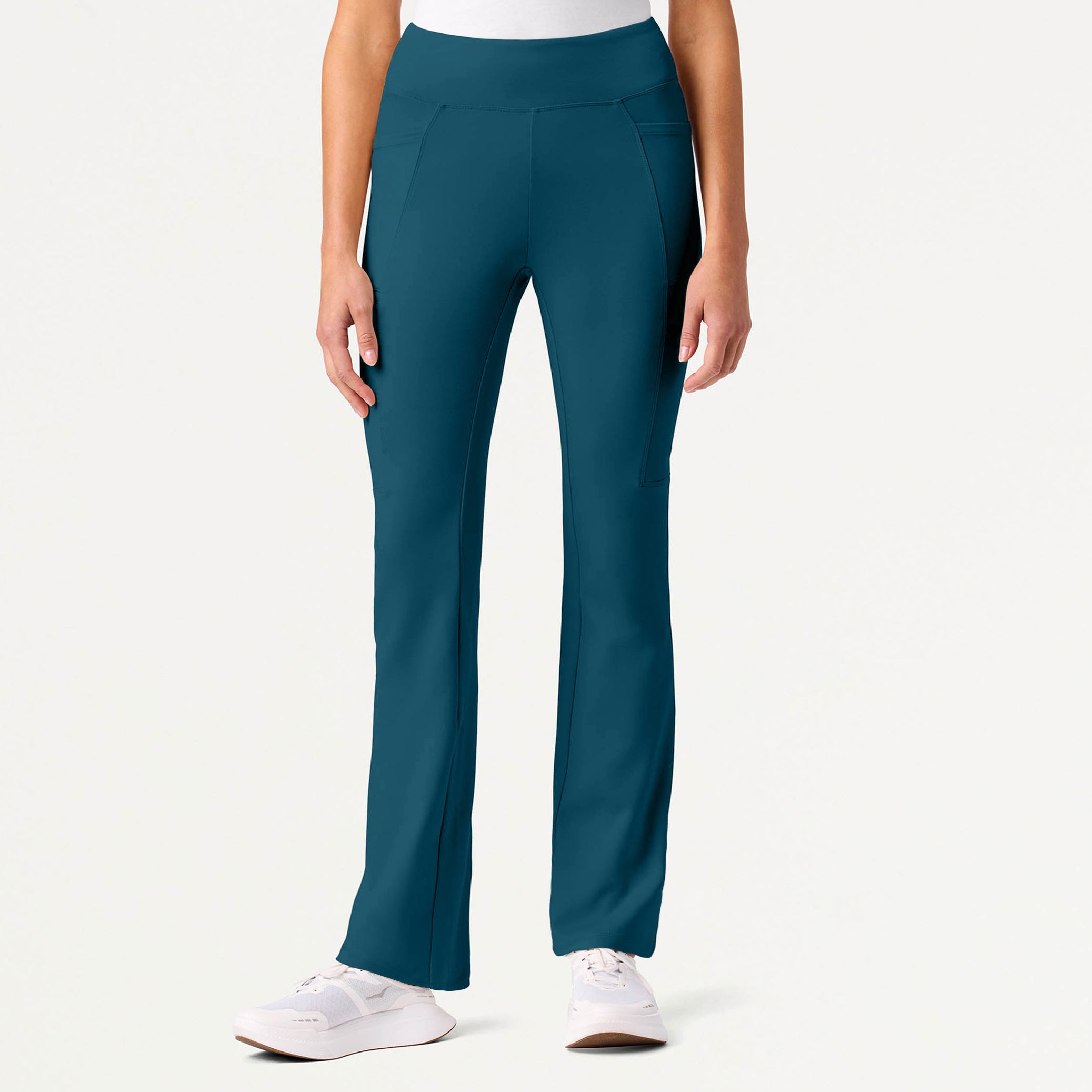 Perri UltraSOFT™ Yoga Scrub Pant - Caribbean Blue