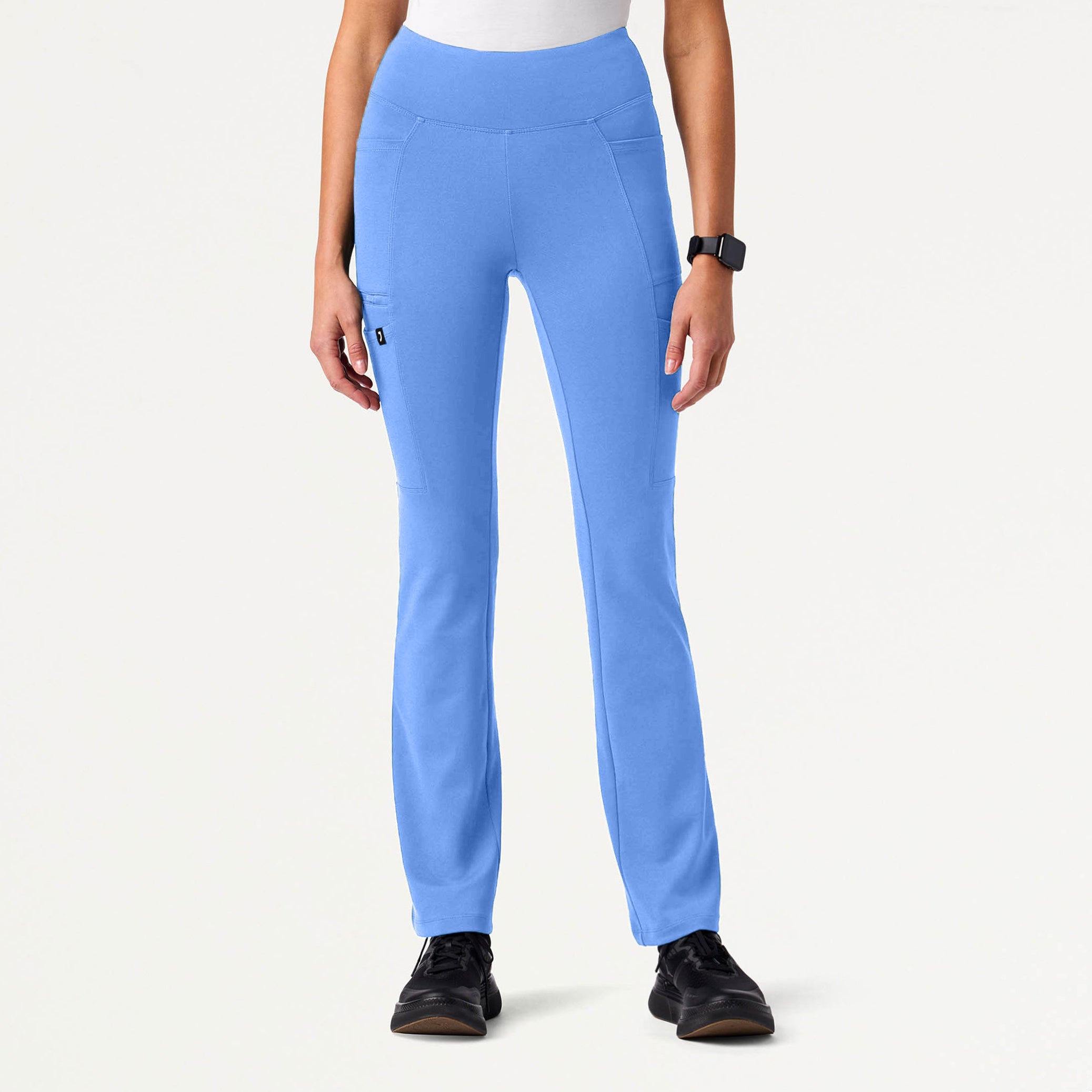 Perri UltraSOFT™ Yoga Scrub Pant - Ceil Blue