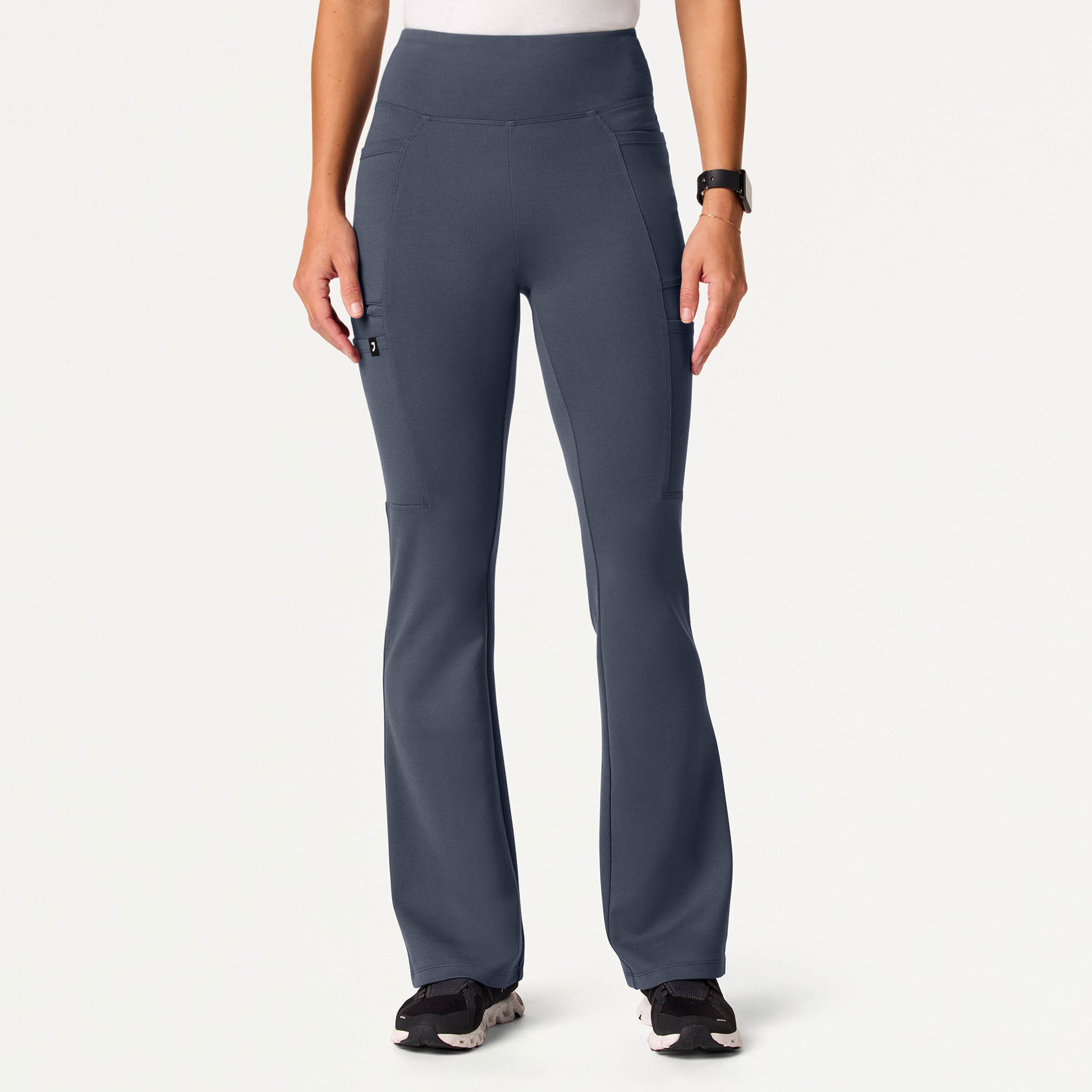 Perri UltraSOFT™ Yoga Scrub Pant - Carbon Gray
