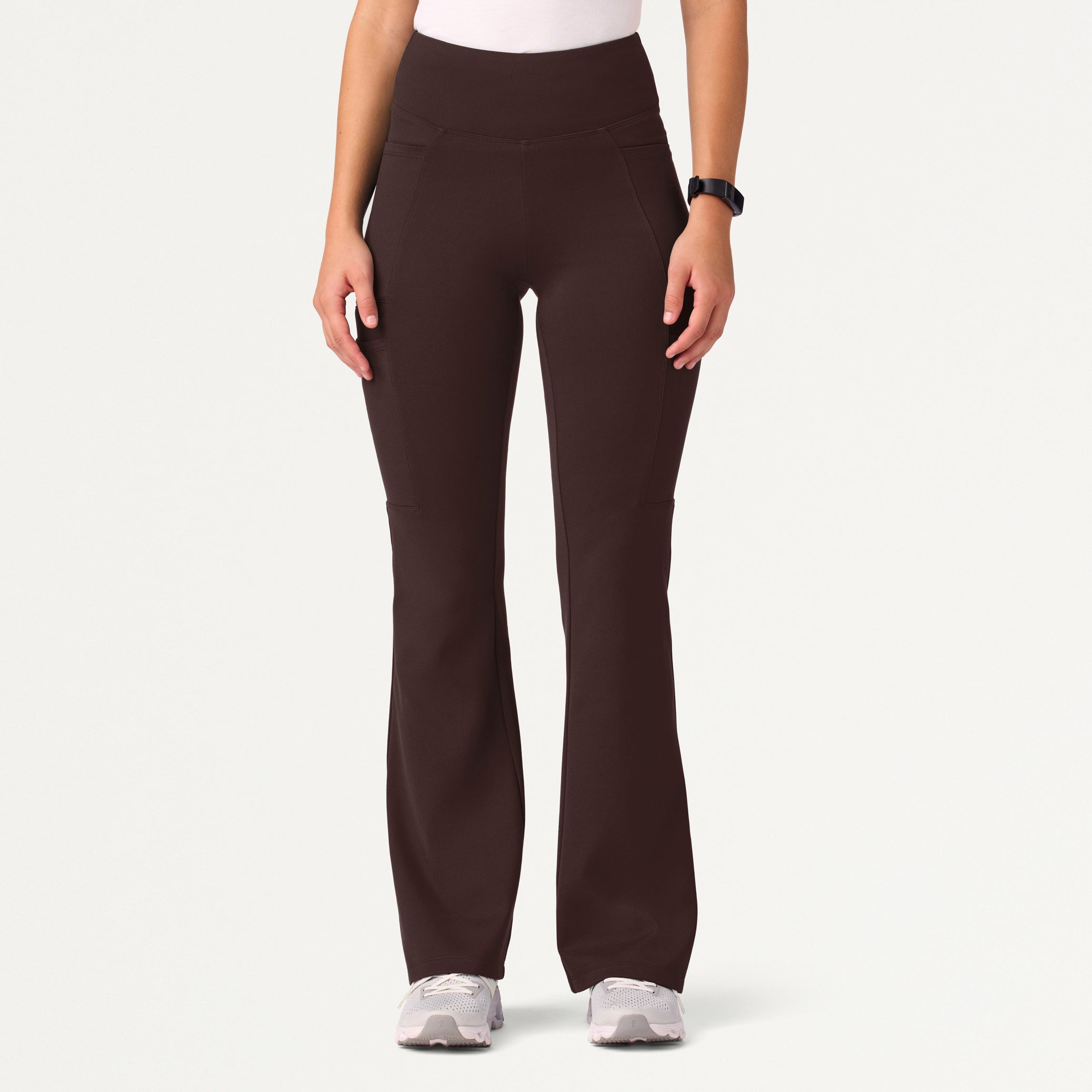 Perri UltraSOFT™ Yoga Scrub Pant - Espresso