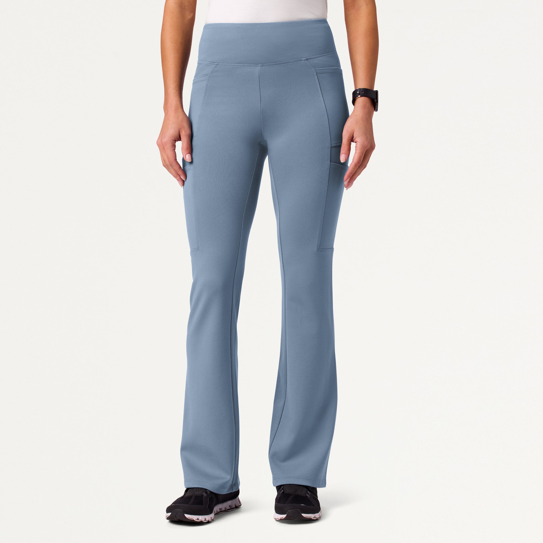 Perri UltraSOFT™ Yoga Scrub Pant - Storm Blue