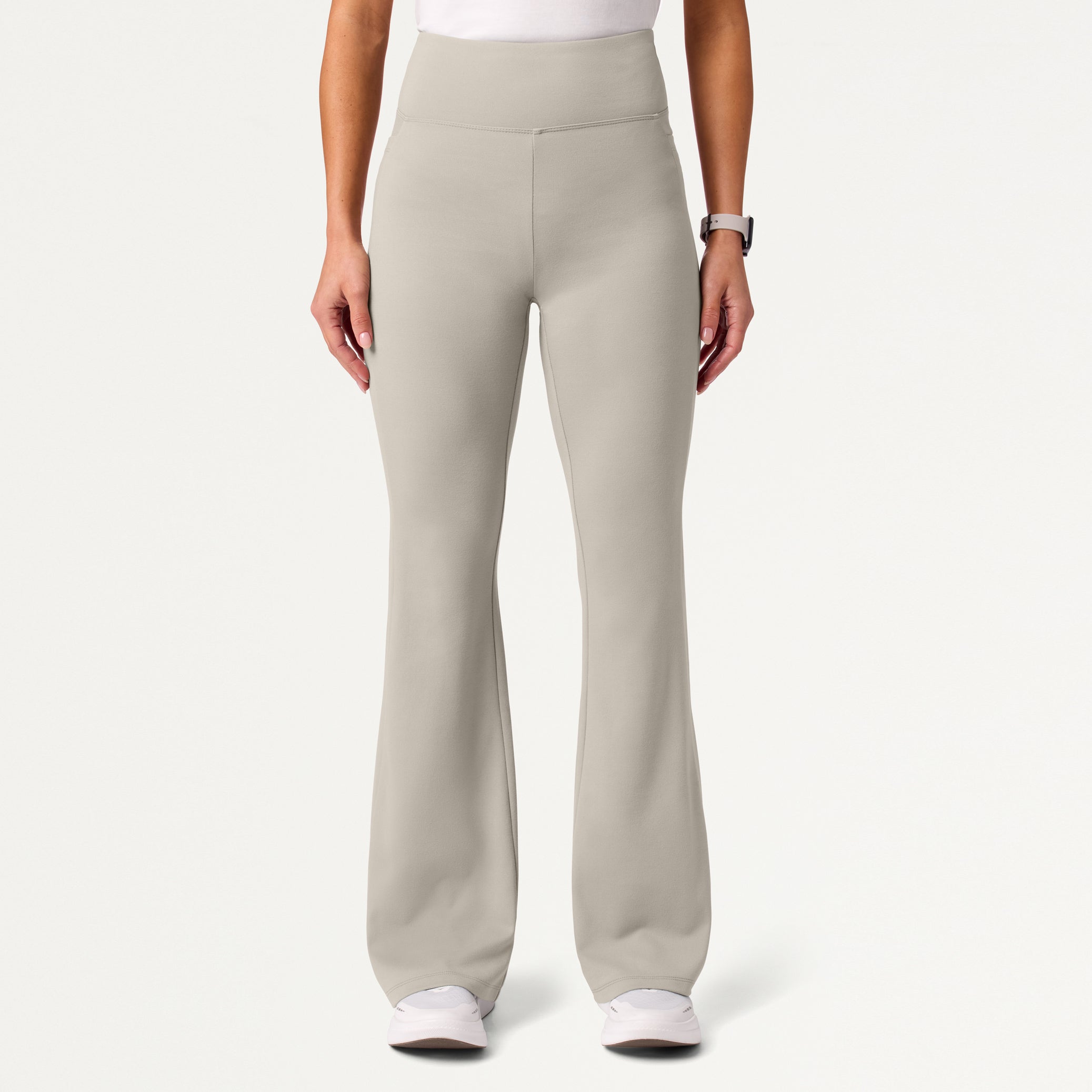 Lina UltraSOFT™ Yoga Flare Scrub Pant - Fog
