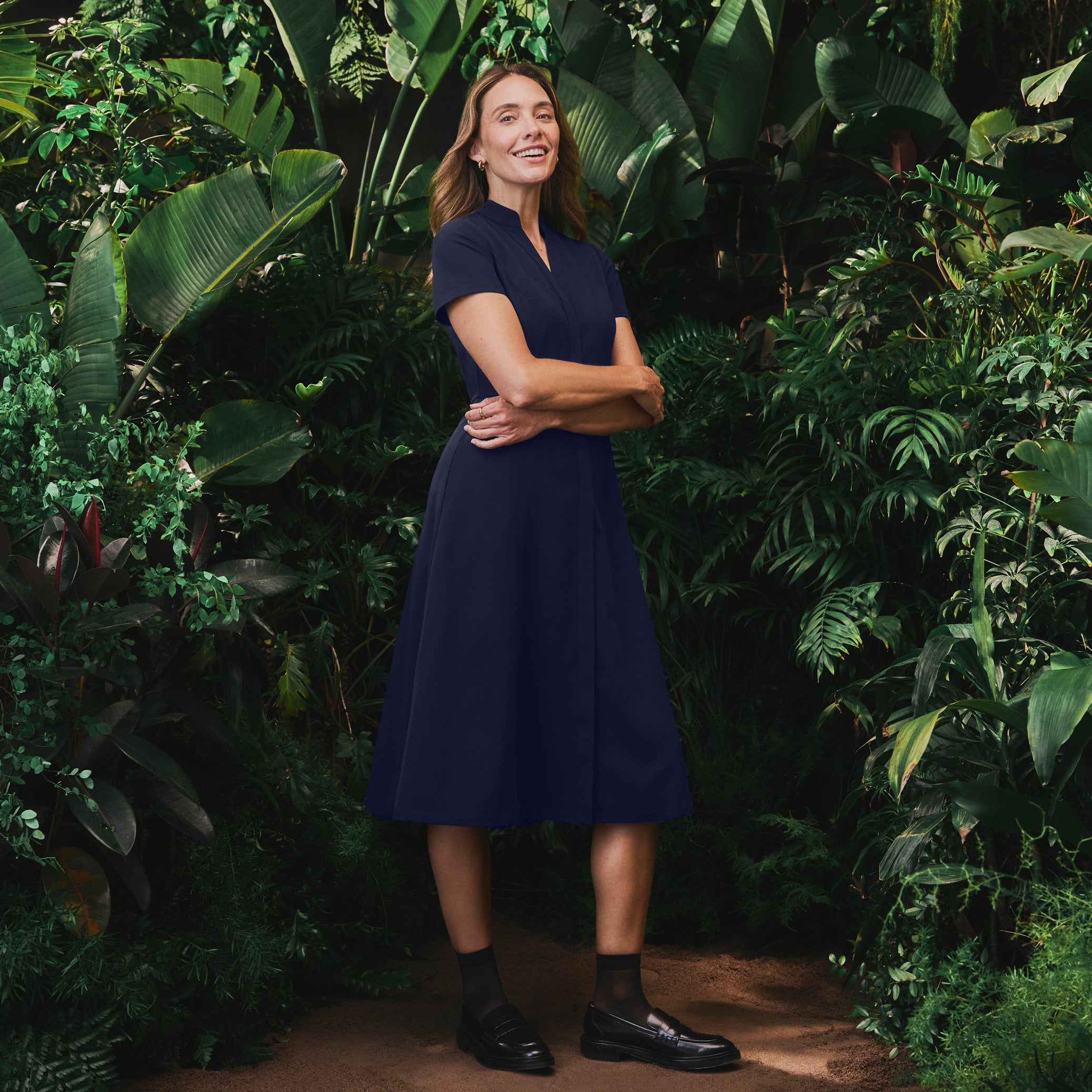 The Scrub Dress - Midnight Navy